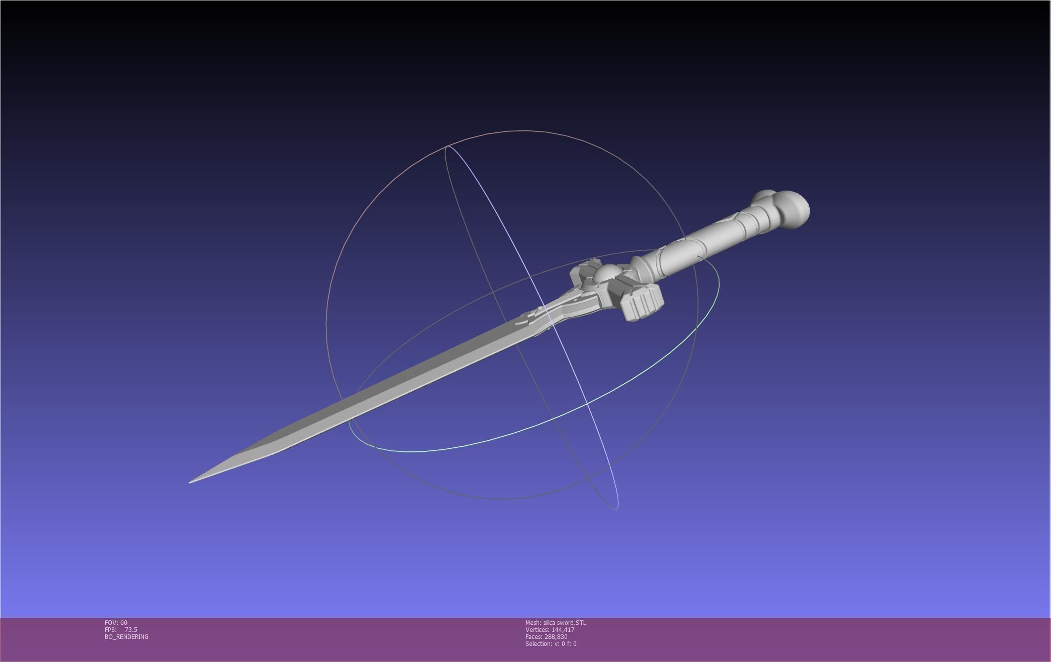 Sword Art Online Silica Sword Printable Assembly 3D print model_116