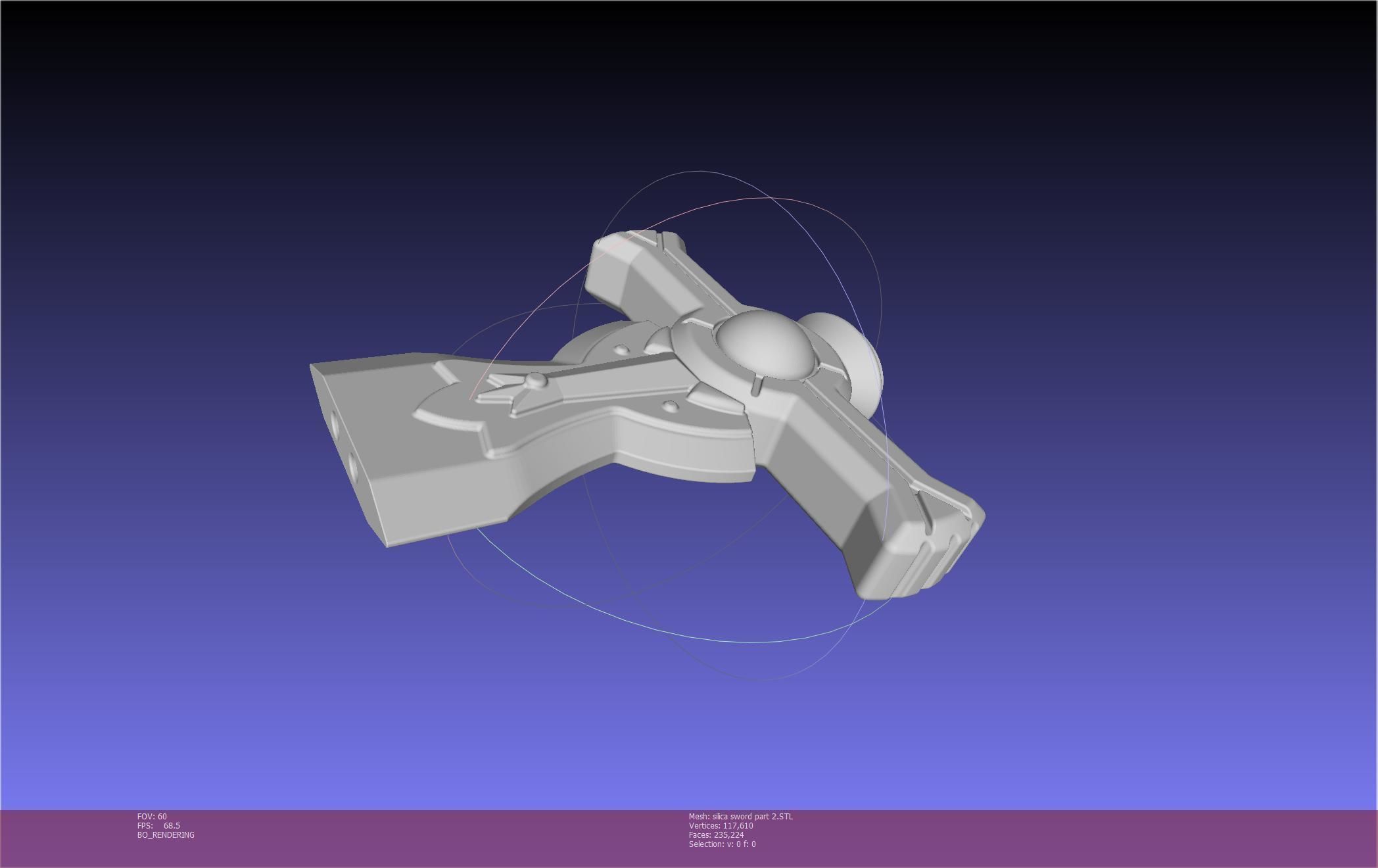 Sword Art Online Silica Sword Printable Assembly 3D print model_141