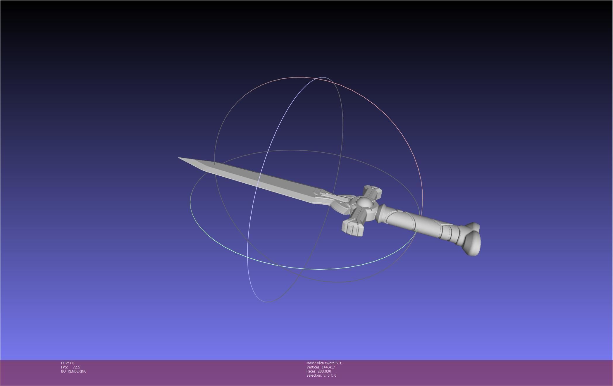 Sword Art Online Silica Sword Printable Assembly 3D print model_93