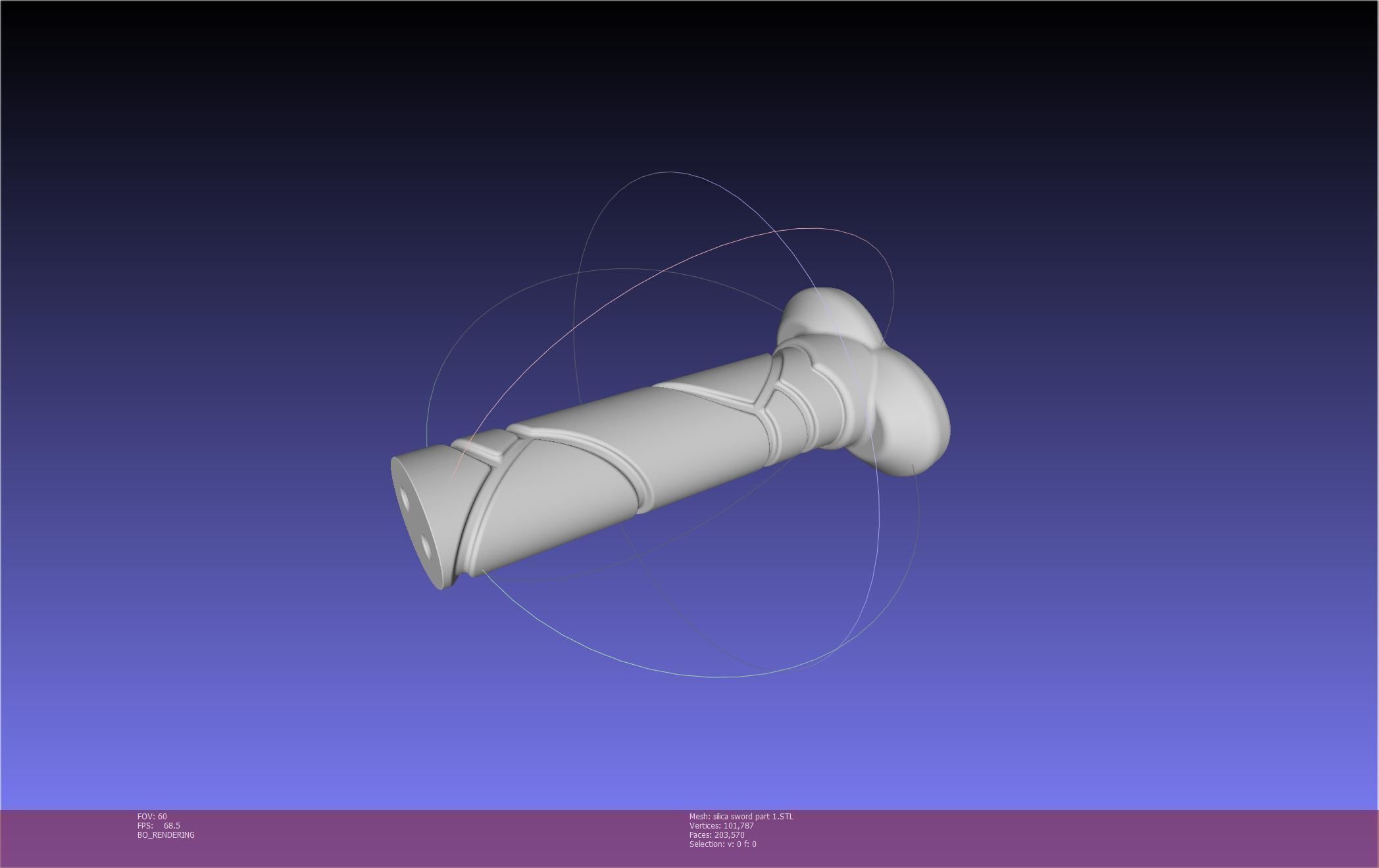 Sword Art Online Silica Sword Printable Assembly 3D print model_138