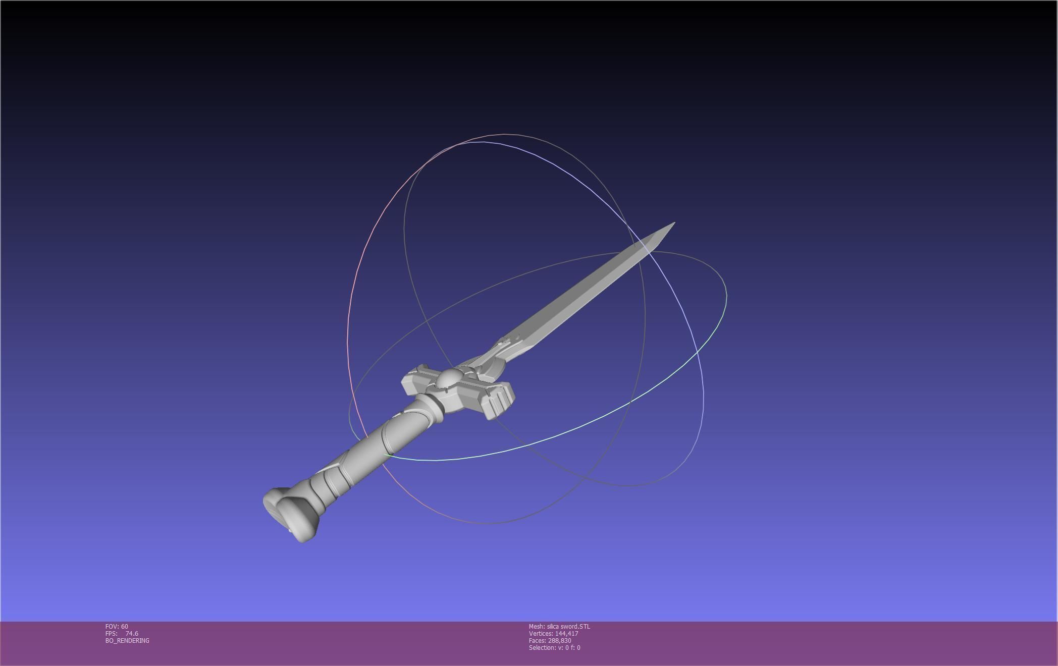 Sword Art Online Silica Sword Printable Assembly 3D print model_37