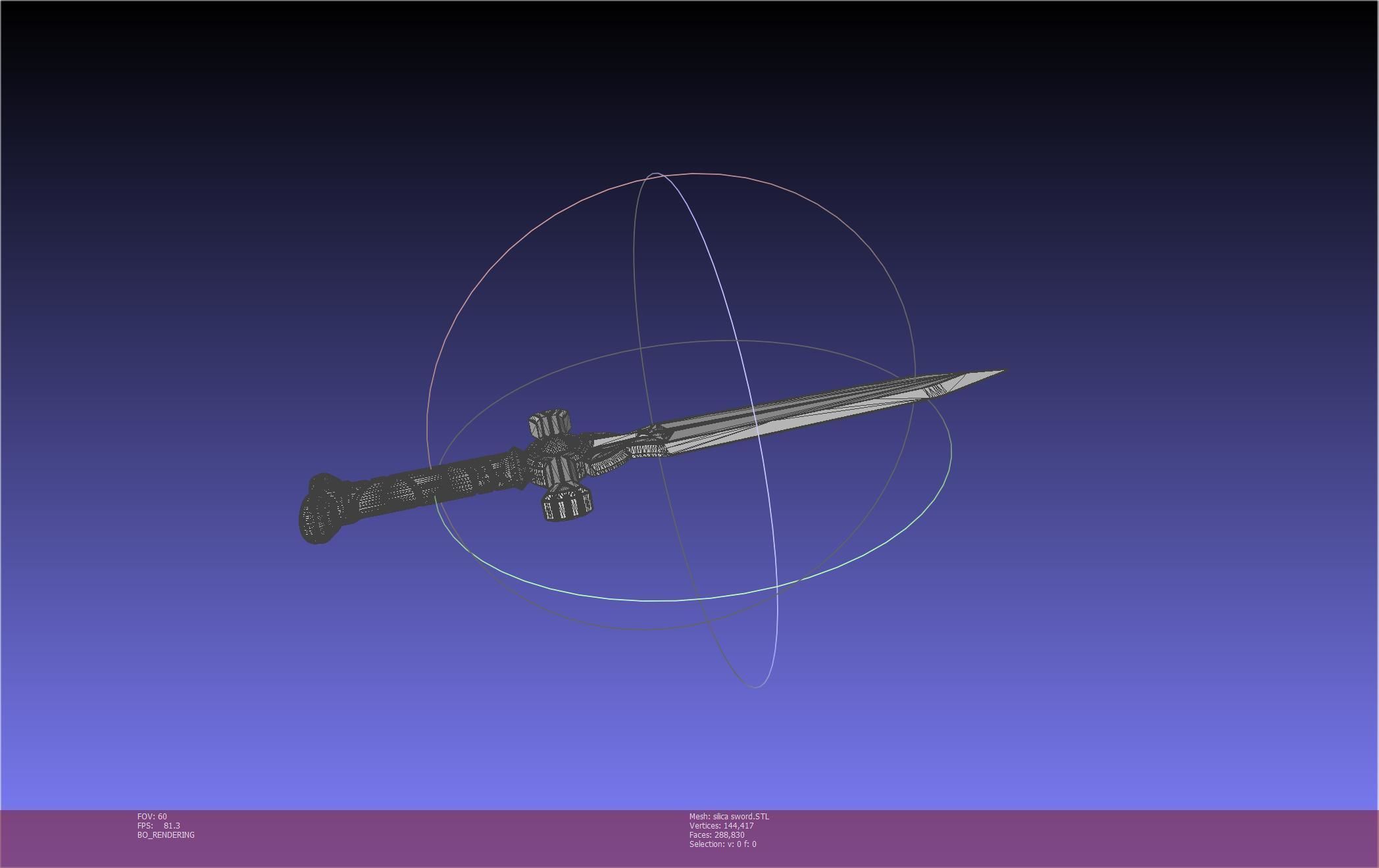 Sword Art Online Silica Sword Printable Assembly 3D print model_68