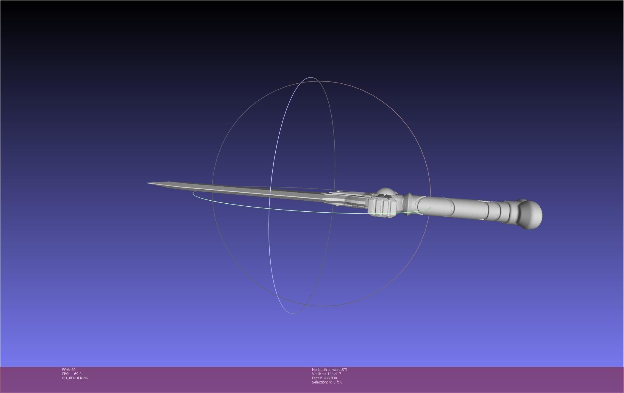 Sword Art Online Silica Sword Printable Assembly 3D print model_24