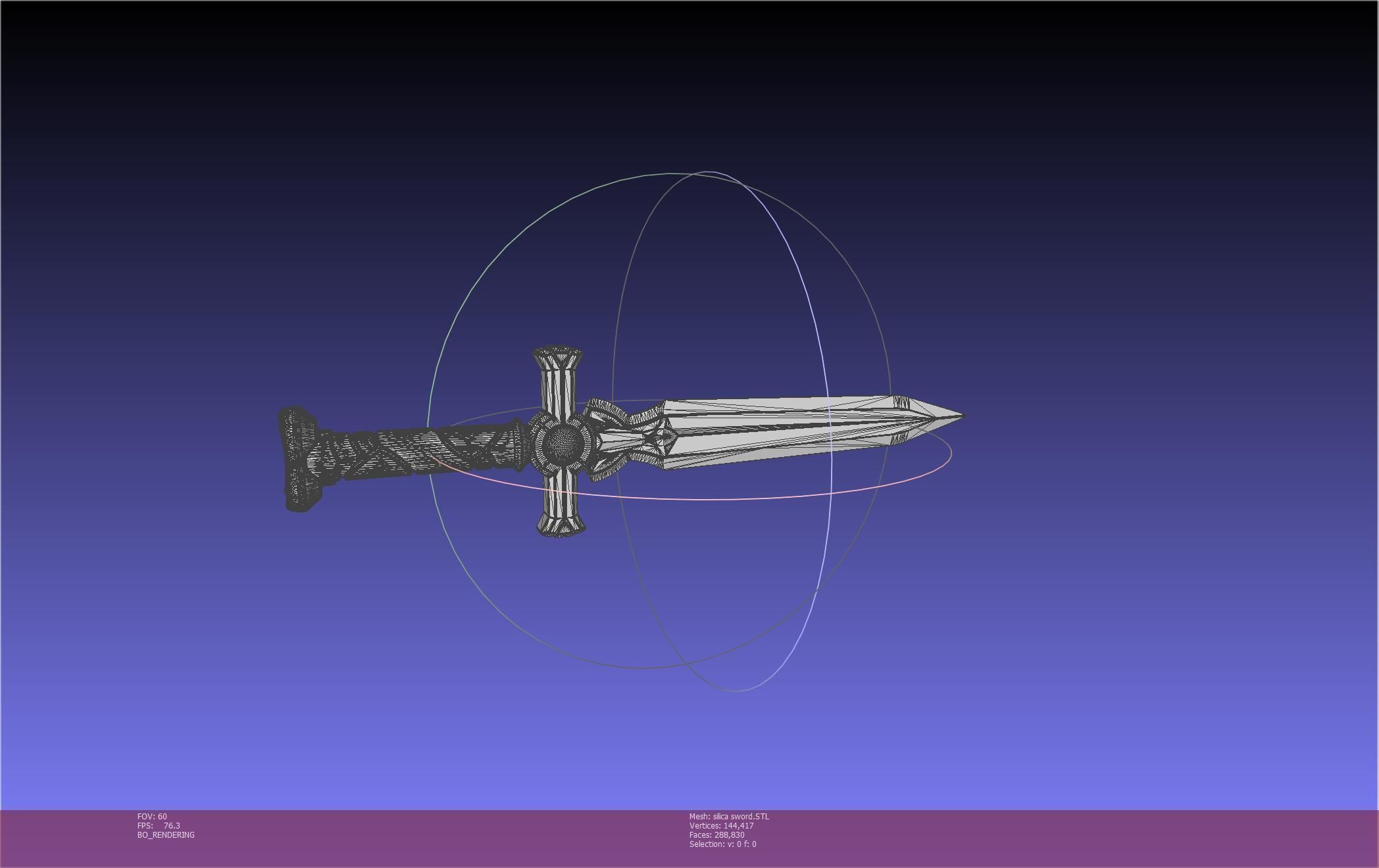Sword Art Online Silica Sword Printable Assembly 3D print model_80