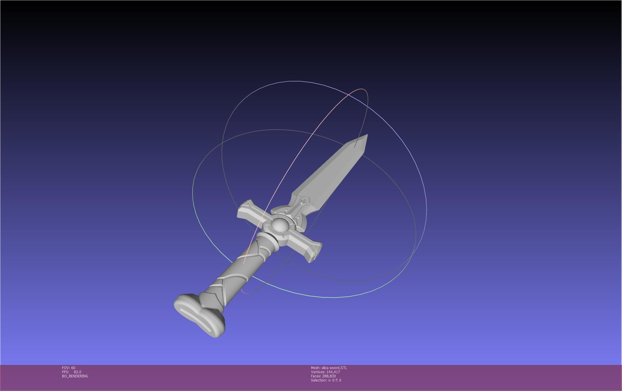 Sword Art Online Silica Sword Printable Assembly 3D print model_65