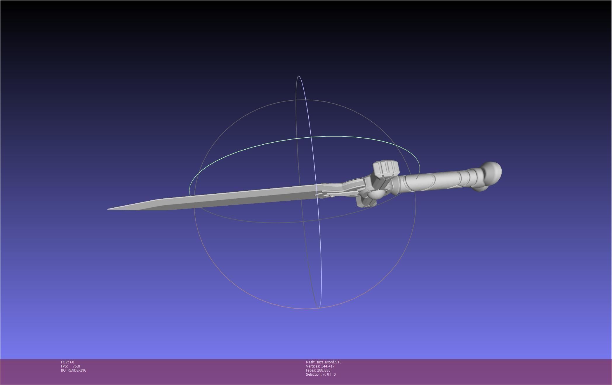 Sword Art Online Silica Sword Printable Assembly 3D print model_20