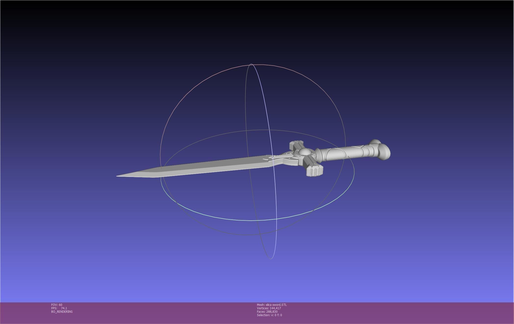 Sword Art Online Silica Sword Printable Assembly 3D print model_87