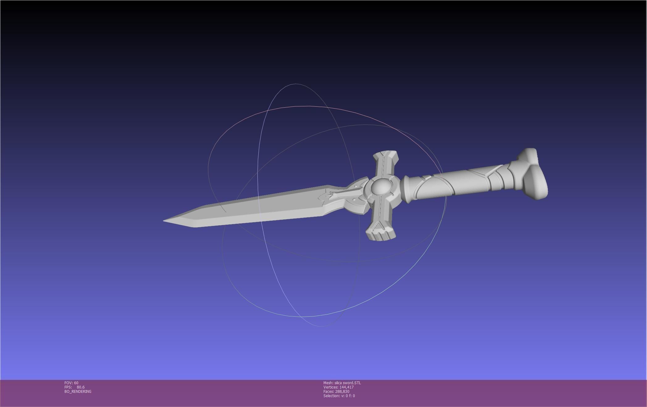 Sword Art Online Silica Sword Printable Assembly 3D print model_114
