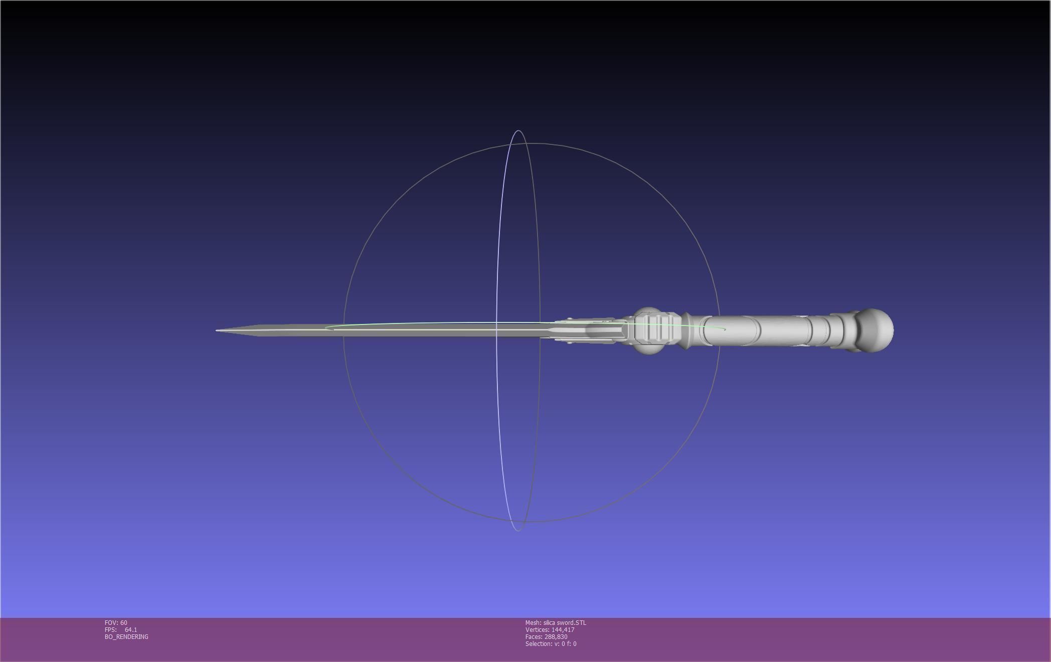 Sword Art Online Silica Sword Printable Assembly 3D print model_19