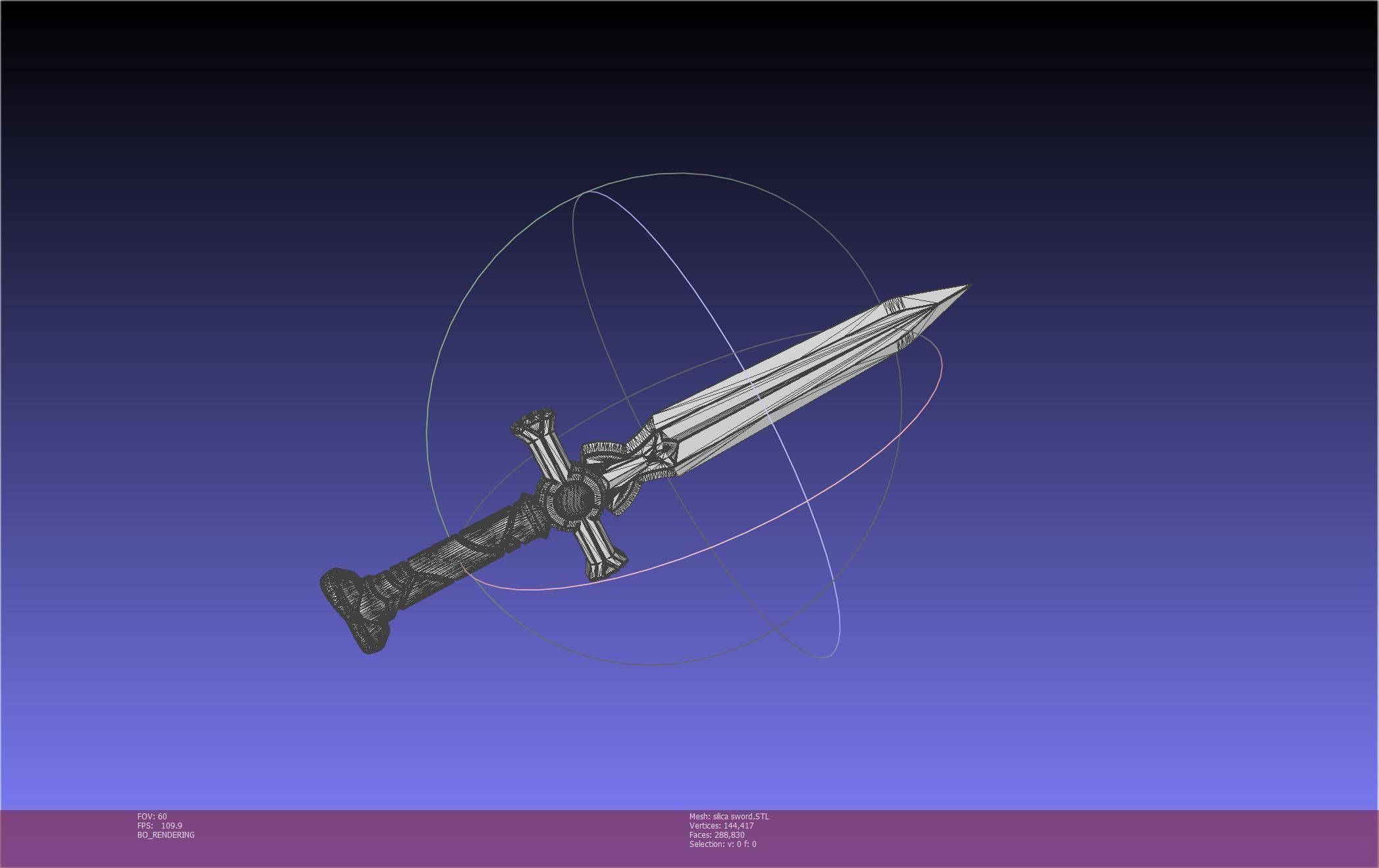 Sword Art Online Silica Sword Printable Assembly 3D print model_70
