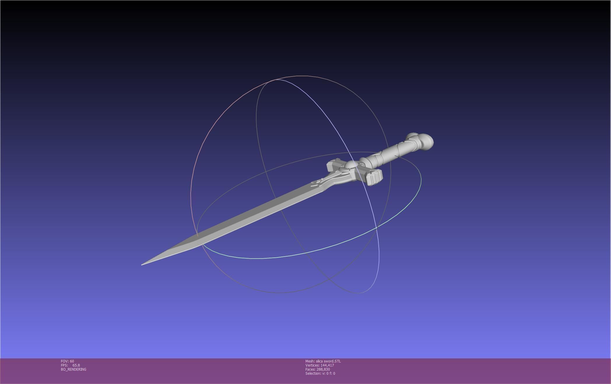 Sword Art Online Silica Sword Printable Assembly 3D print model_48