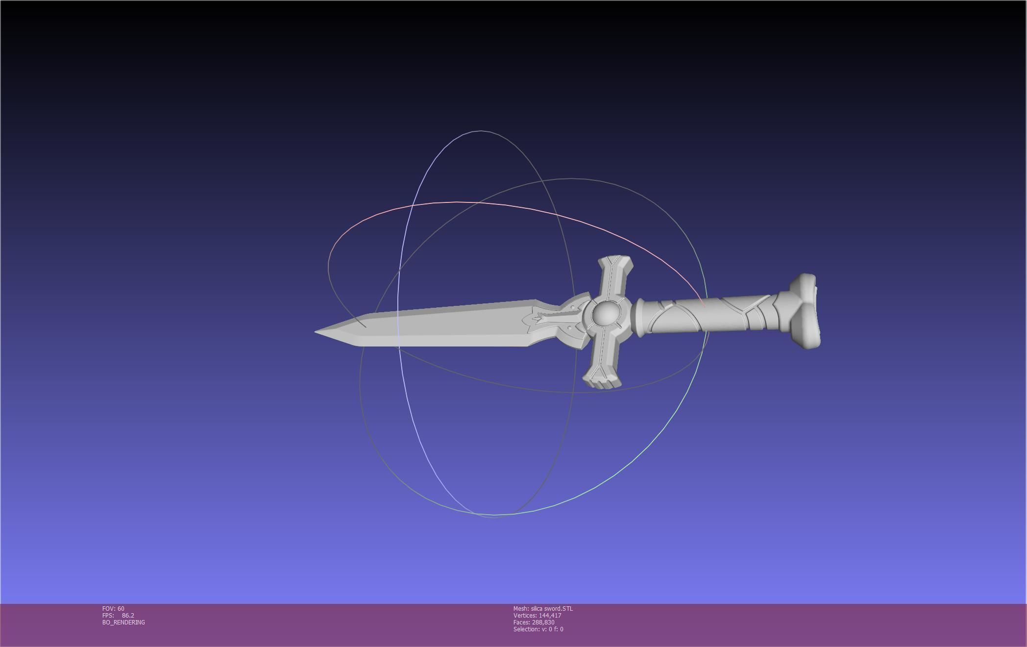Sword Art Online Silica Sword Printable Assembly 3D print model_62