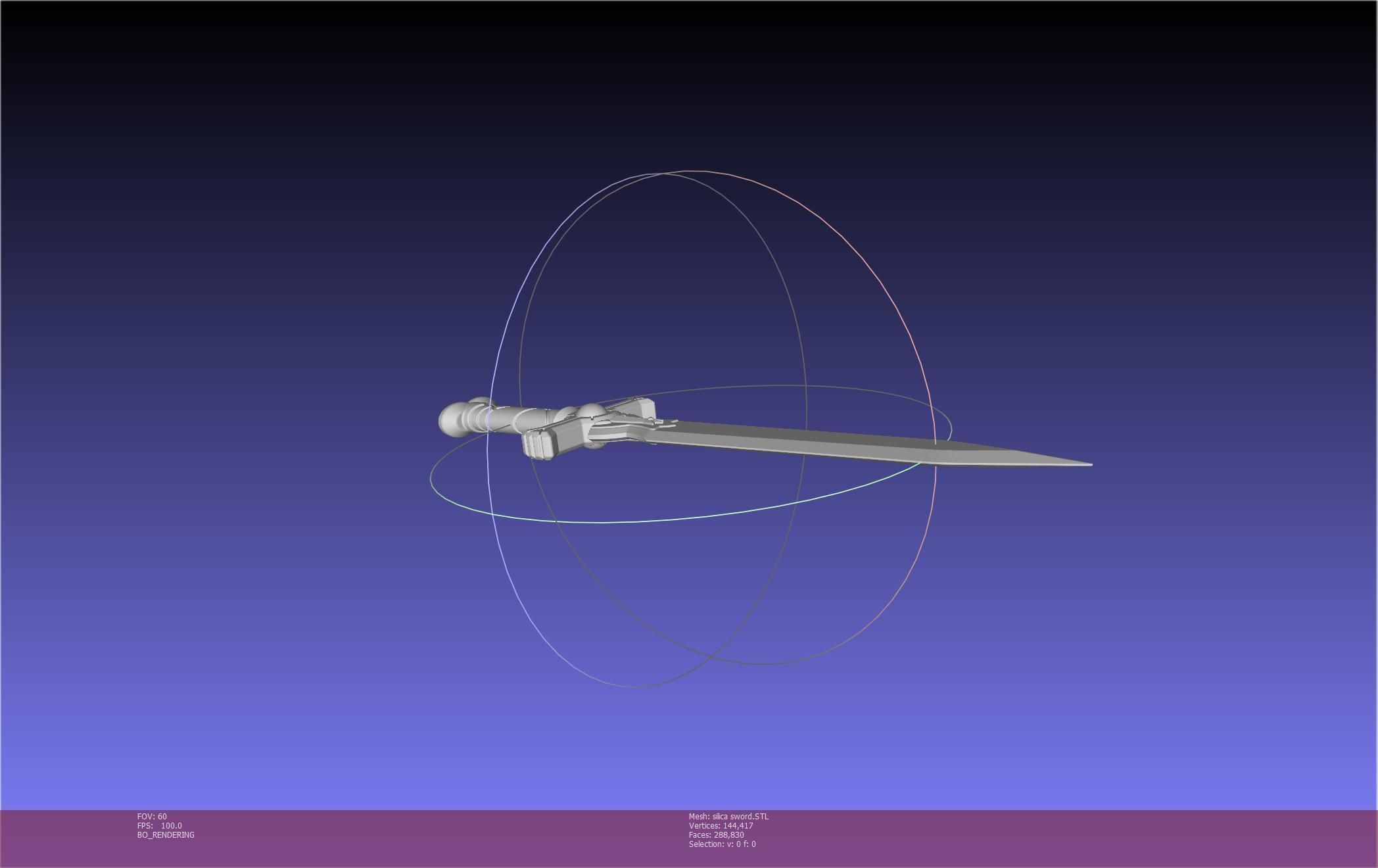 Sword Art Online Silica Sword Printable Assembly 3D print model_39