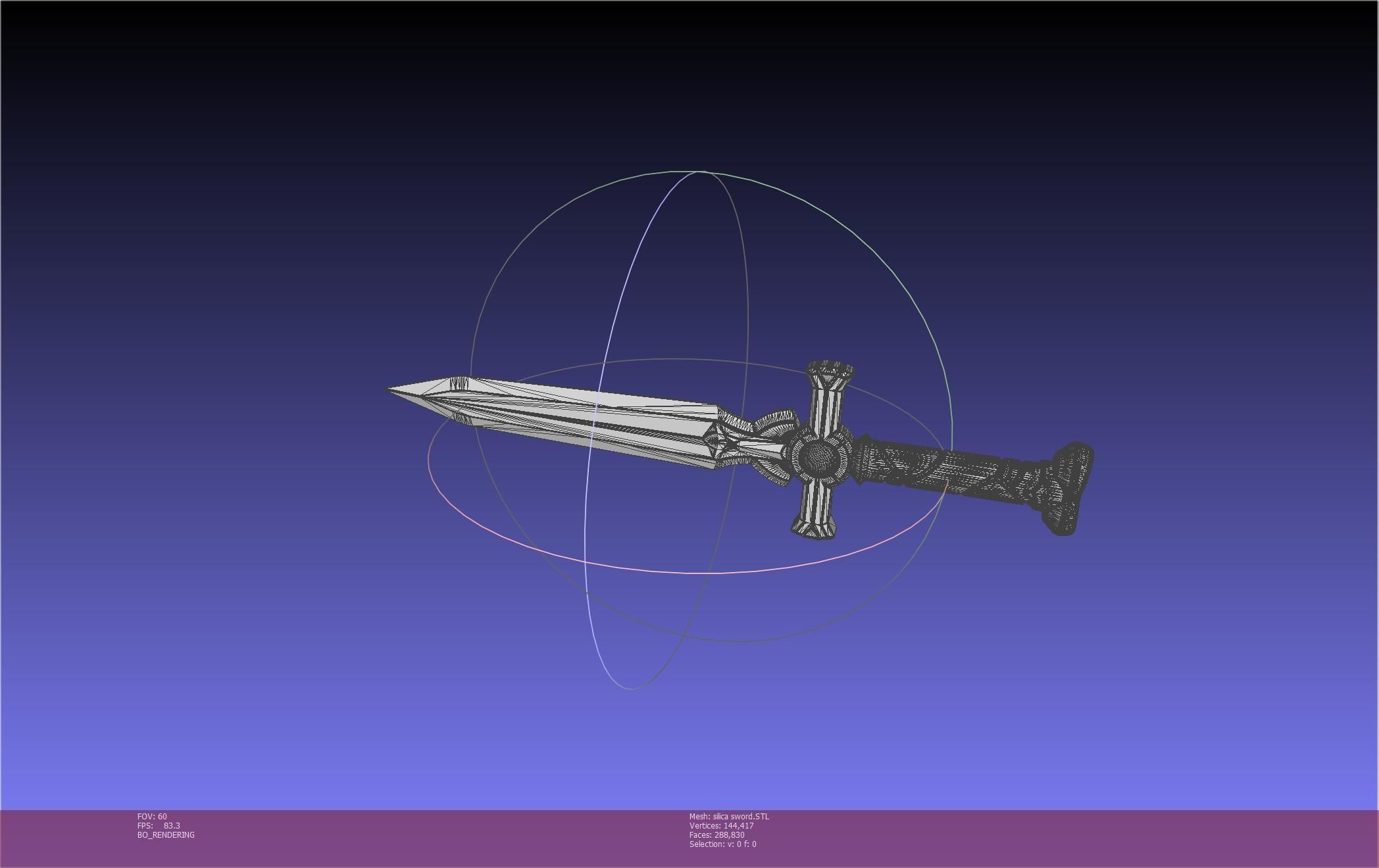 Sword Art Online Silica Sword Printable Assembly 3D print model_82