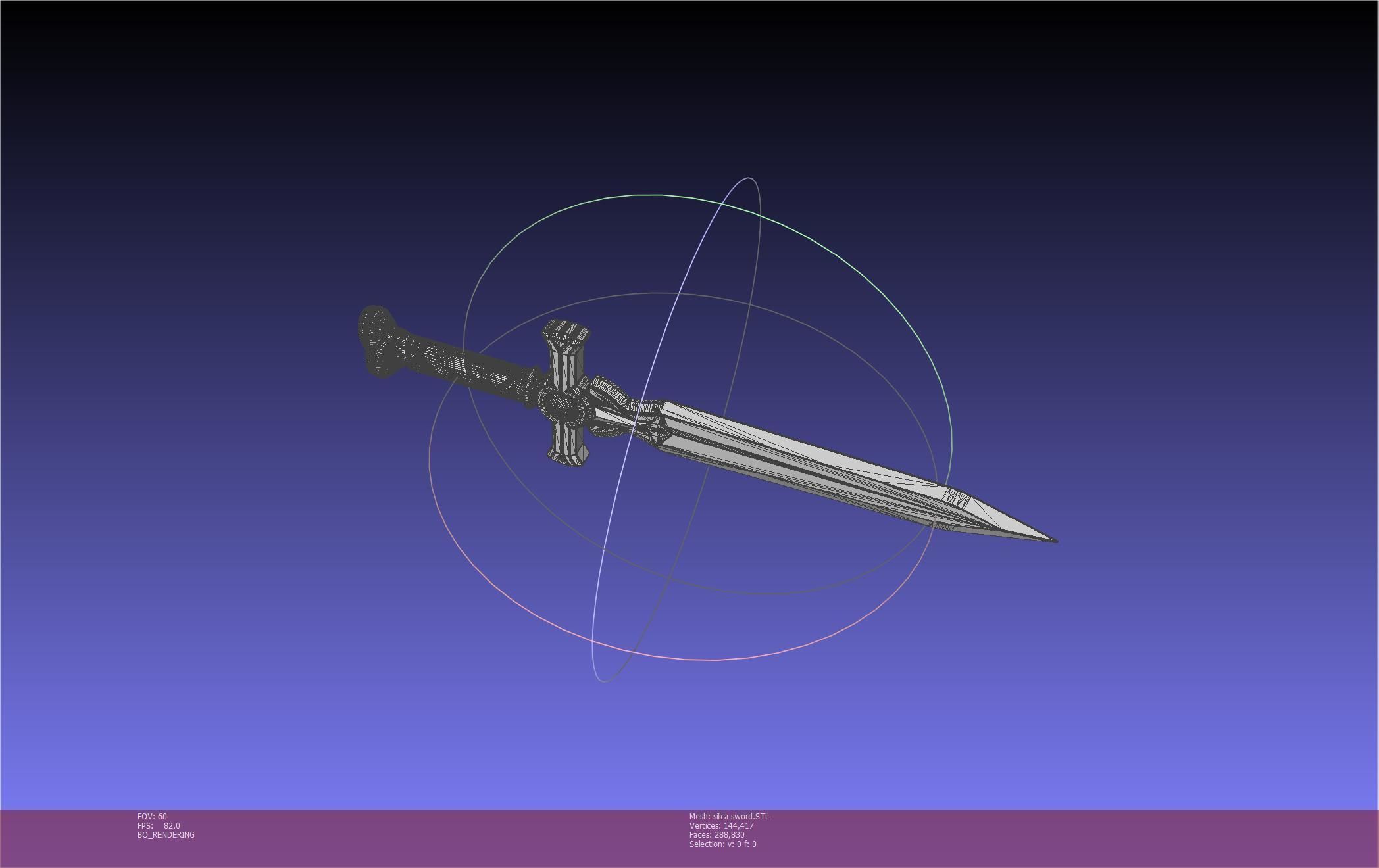 Sword Art Online Silica Sword Printable Assembly 3D print model_79