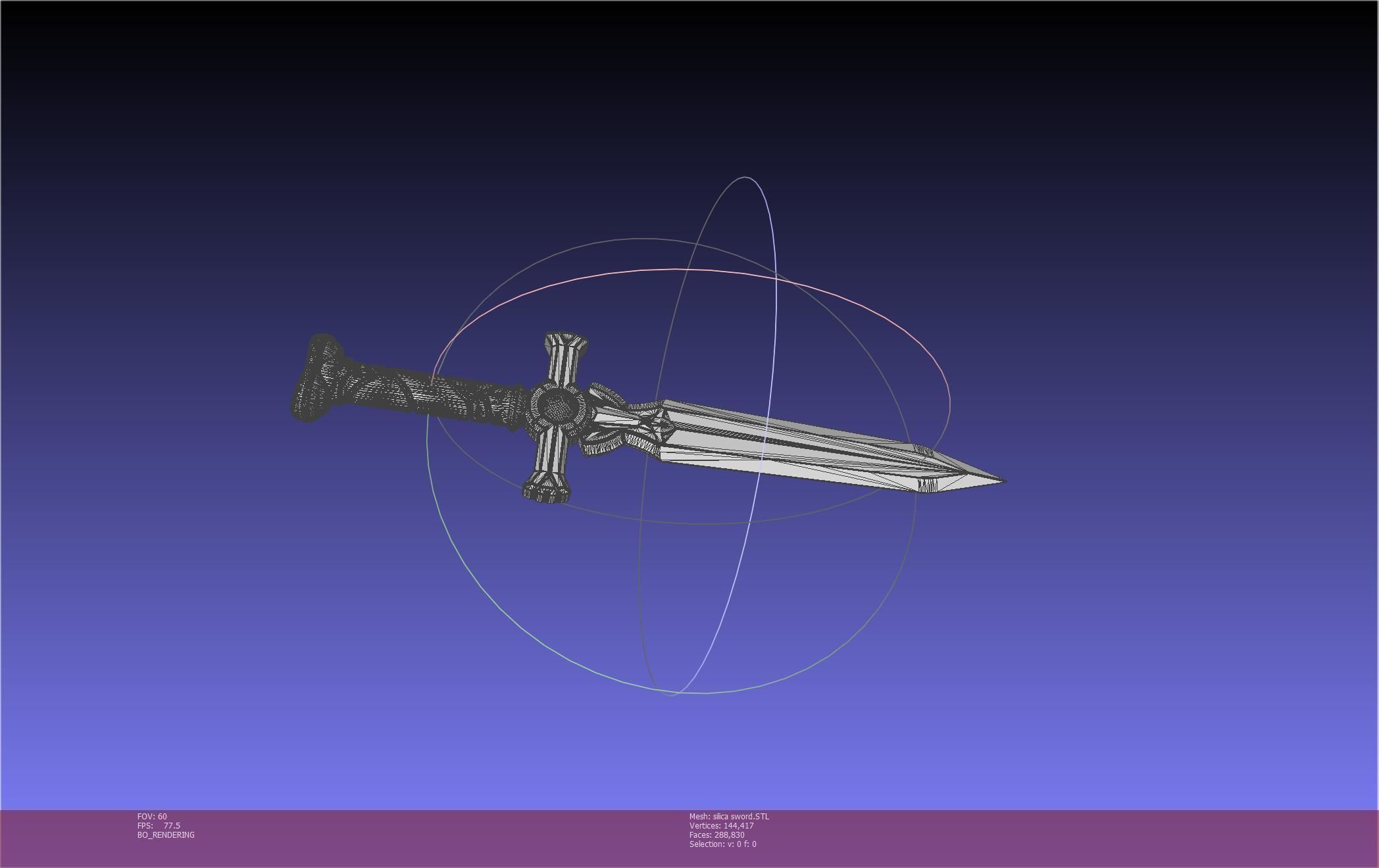 Sword Art Online Silica Sword Printable Assembly 3D print model_85