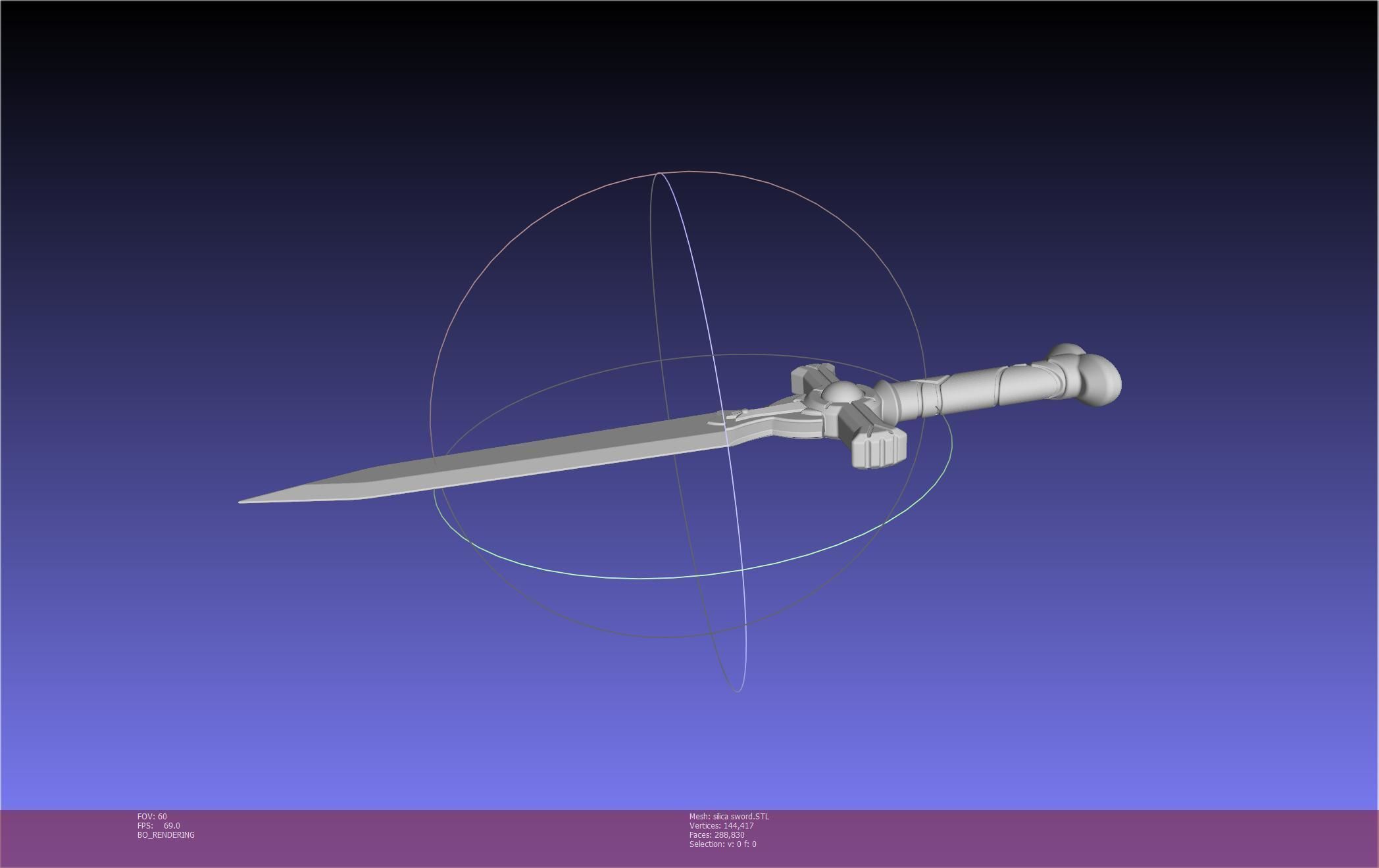 Sword Art Online Silica Sword Printable Assembly 3D print model_23