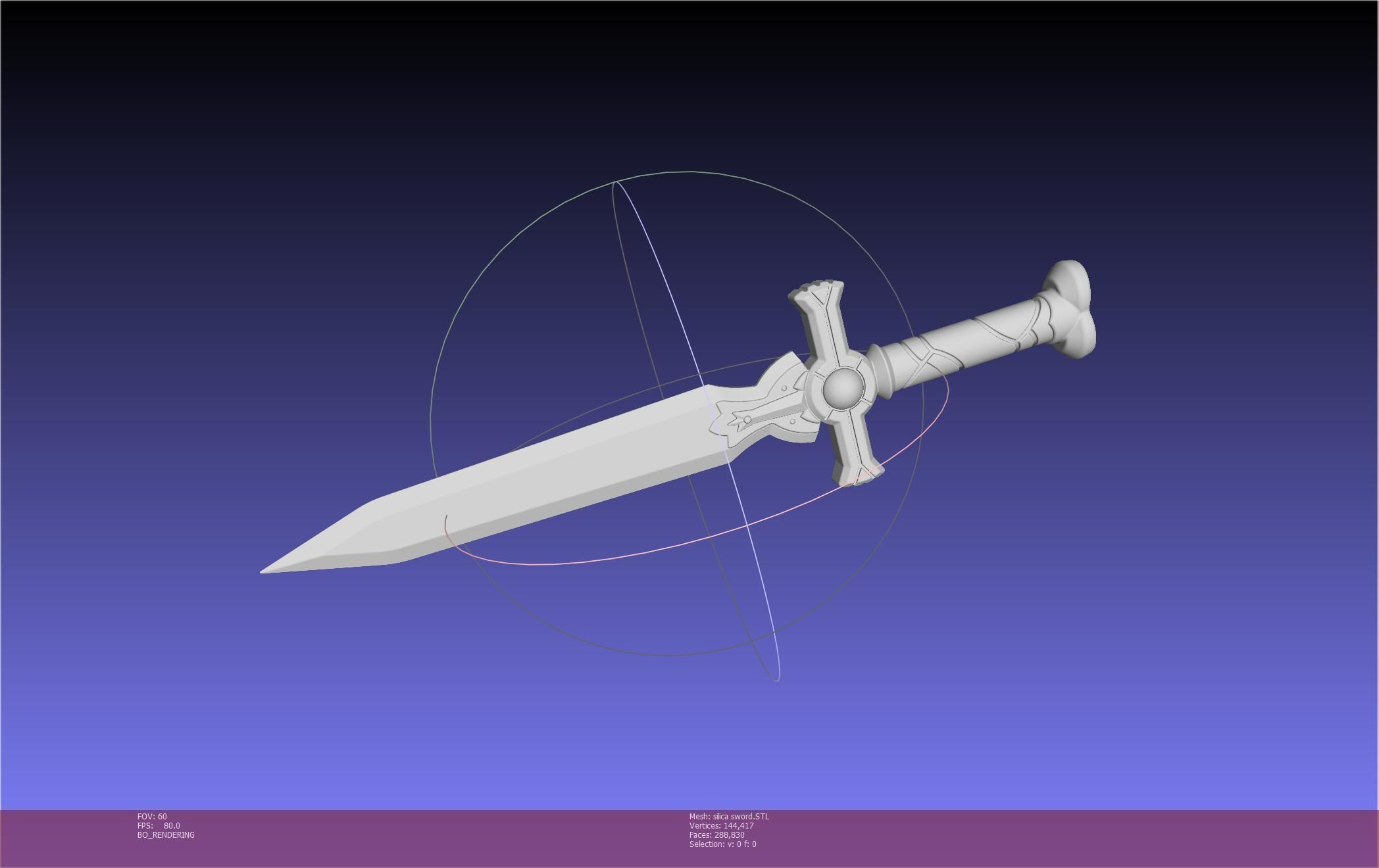 Sword Art Online Silica Sword Printable Assembly 3D print model_11