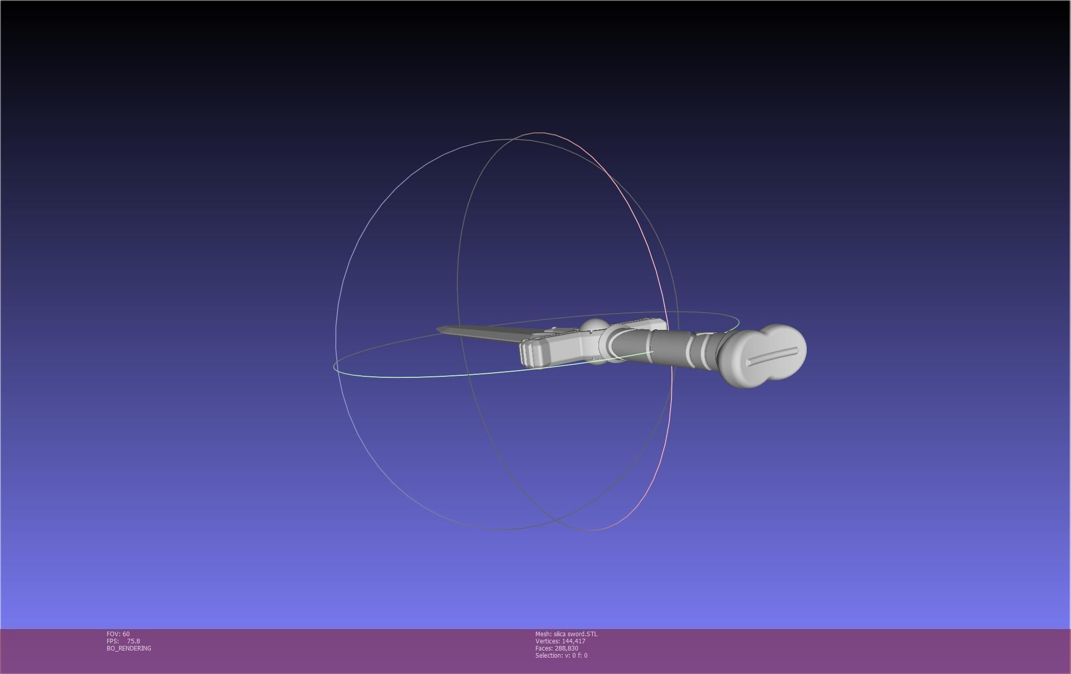 Sword Art Online Silica Sword Printable Assembly 3D print model_58