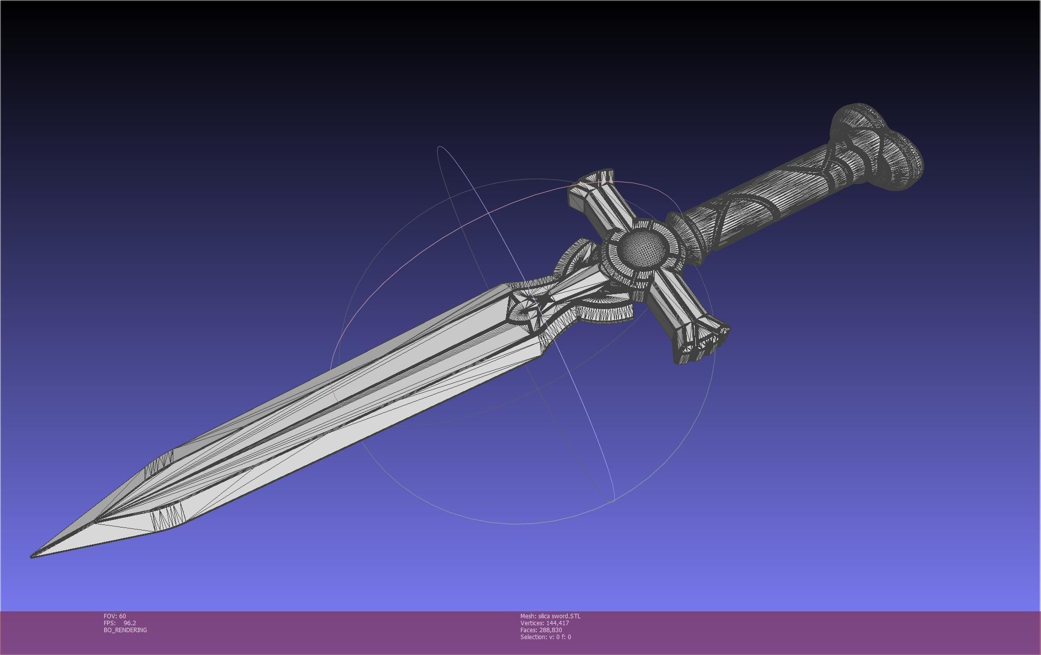 Sword Art Online Silica Sword Printable Assembly 3D print model_103