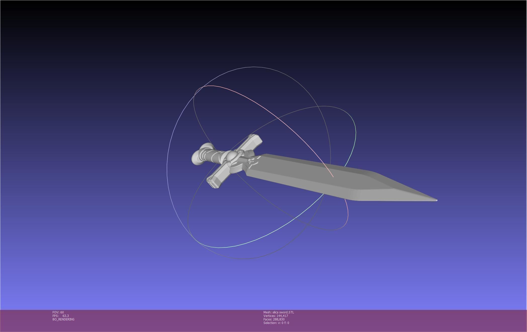 Sword Art Online Silica Sword Printable Assembly 3D print model_27