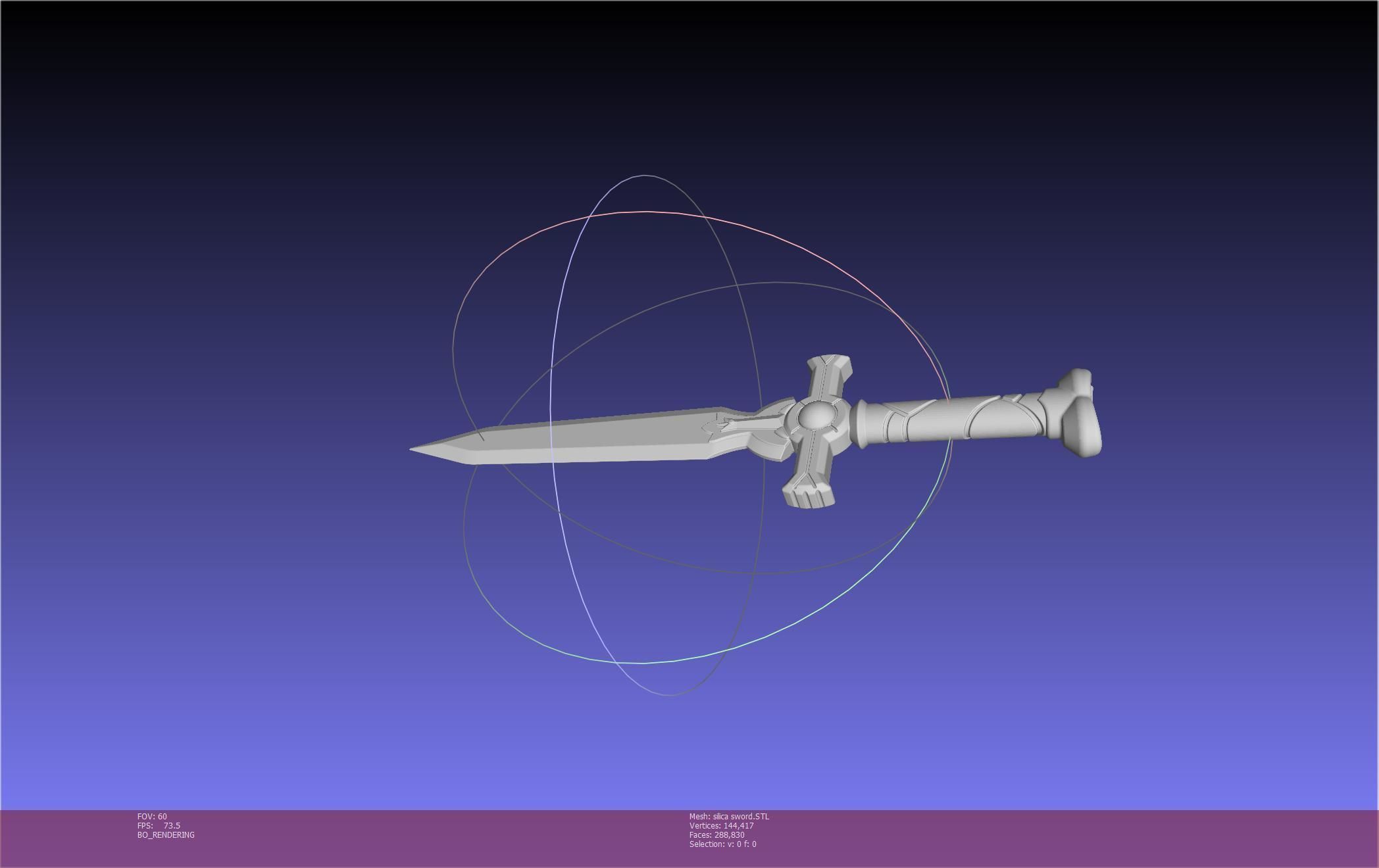 Sword Art Online Silica Sword Printable Assembly 3D print model_90
