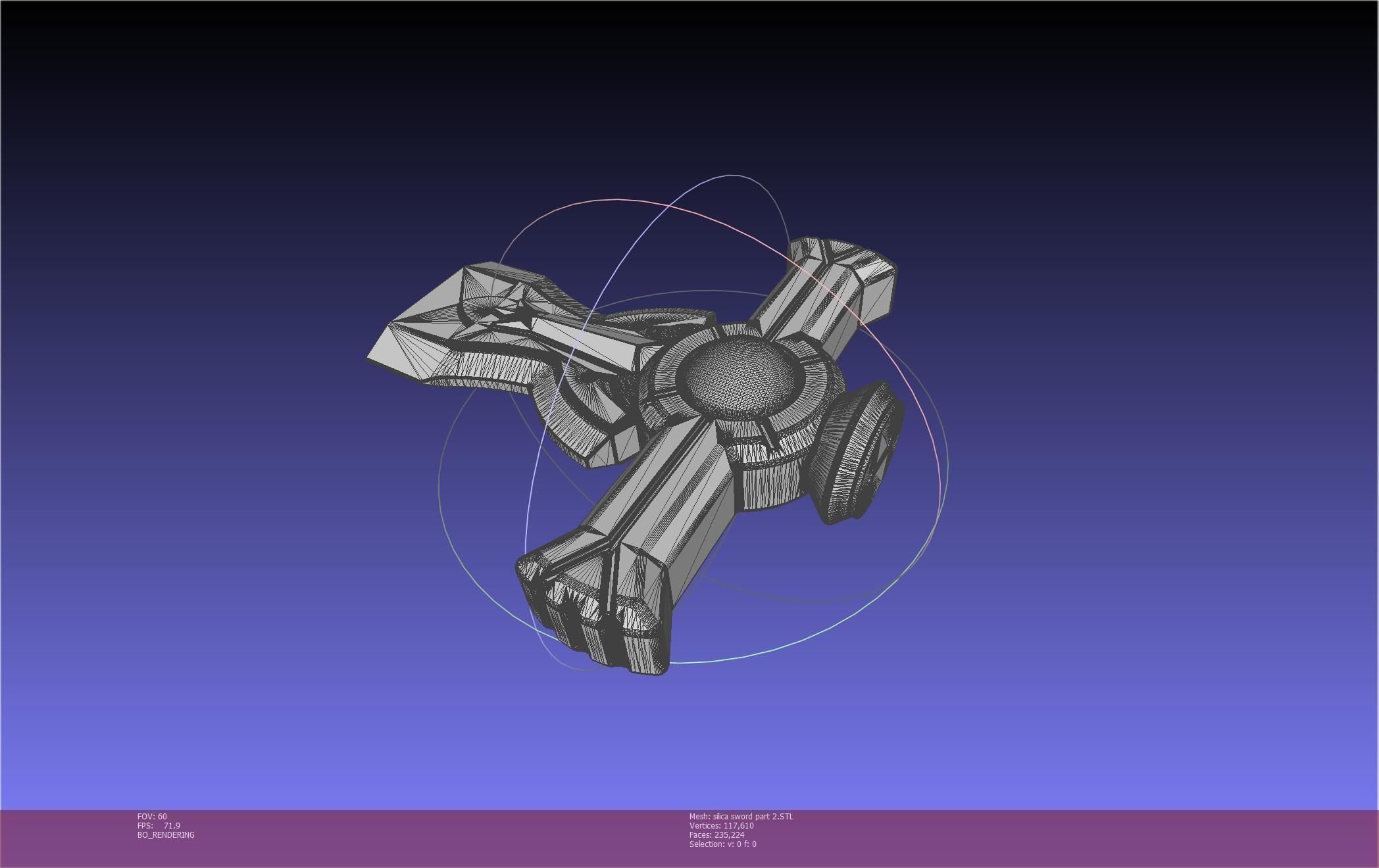 Sword Art Online Silica Sword Printable Assembly 3D print model_3