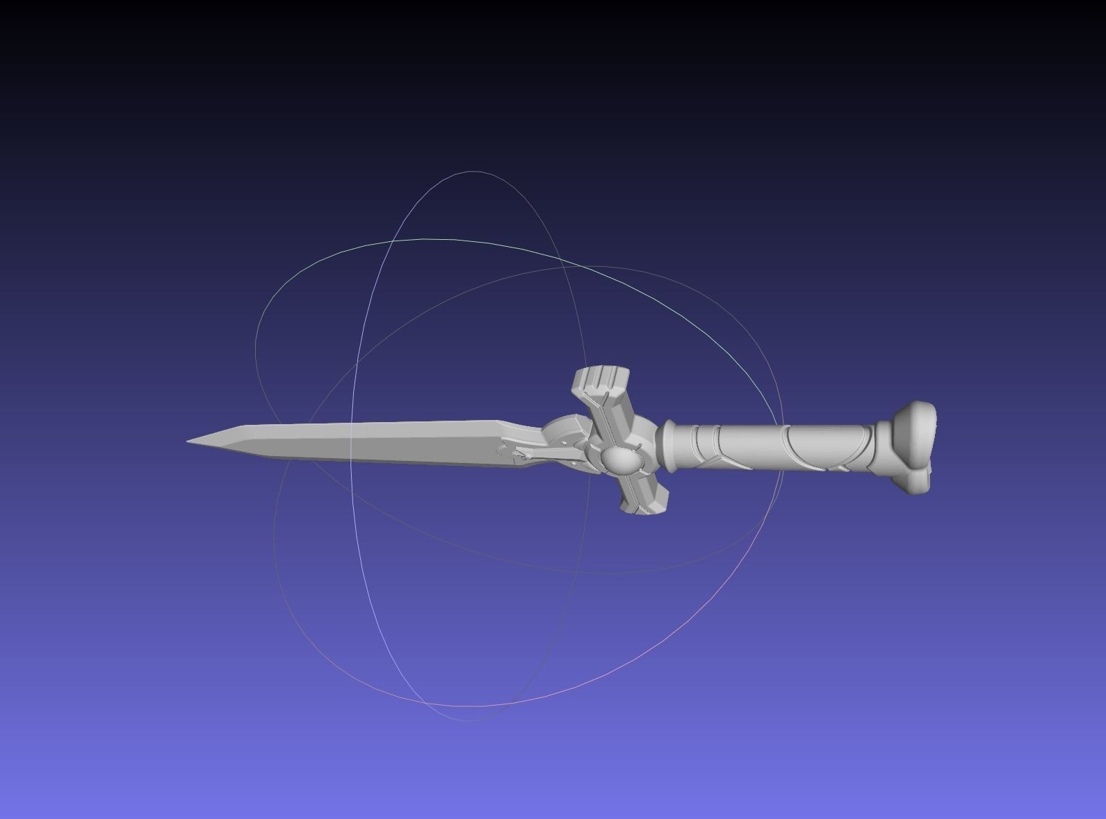 Sword Art Online Silica Sword Printable Assembly 3D print model_2