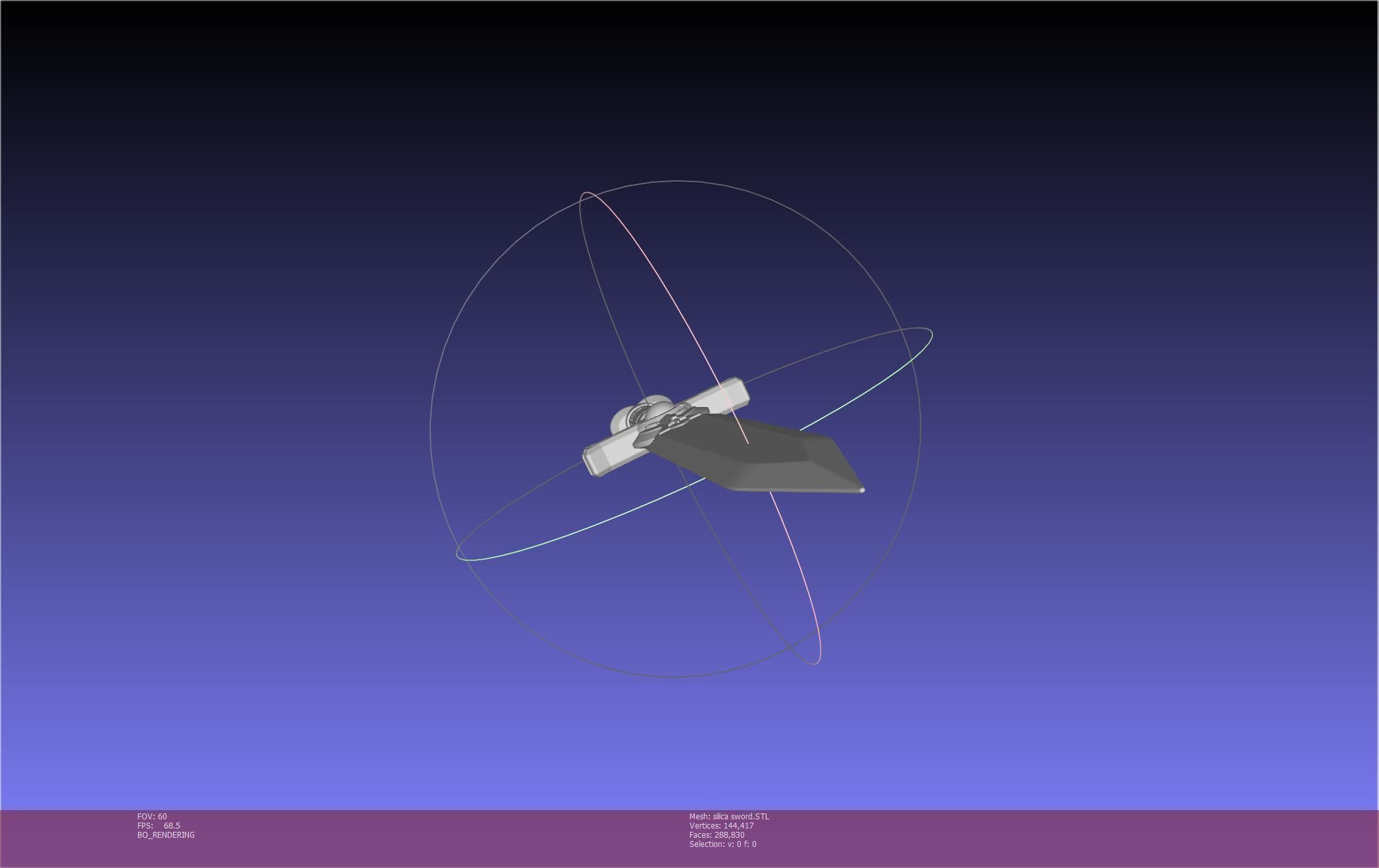 Sword Art Online Silica Sword Printable Assembly 3D print model_45