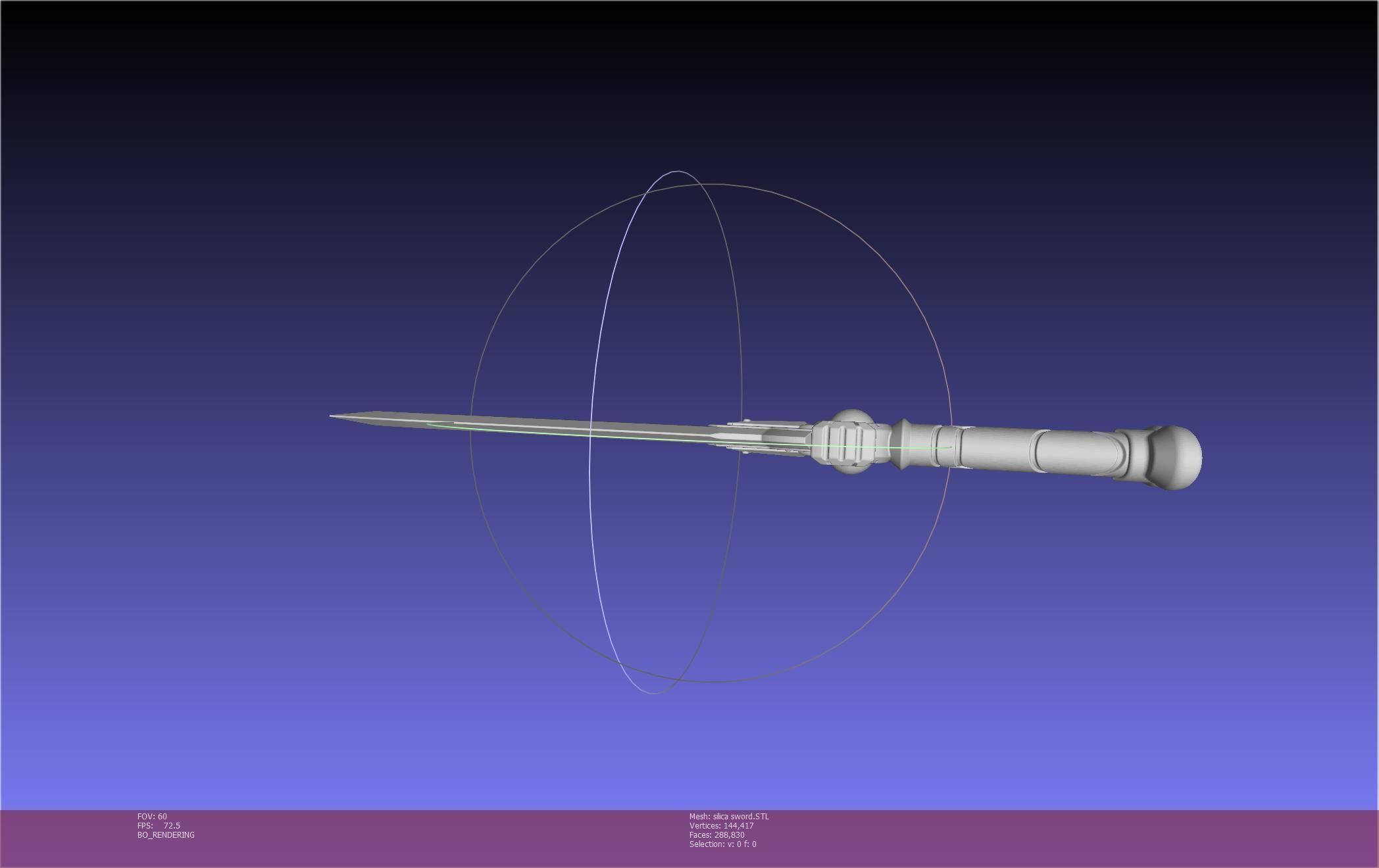 Sword Art Online Silica Sword Printable Assembly 3D print model_28