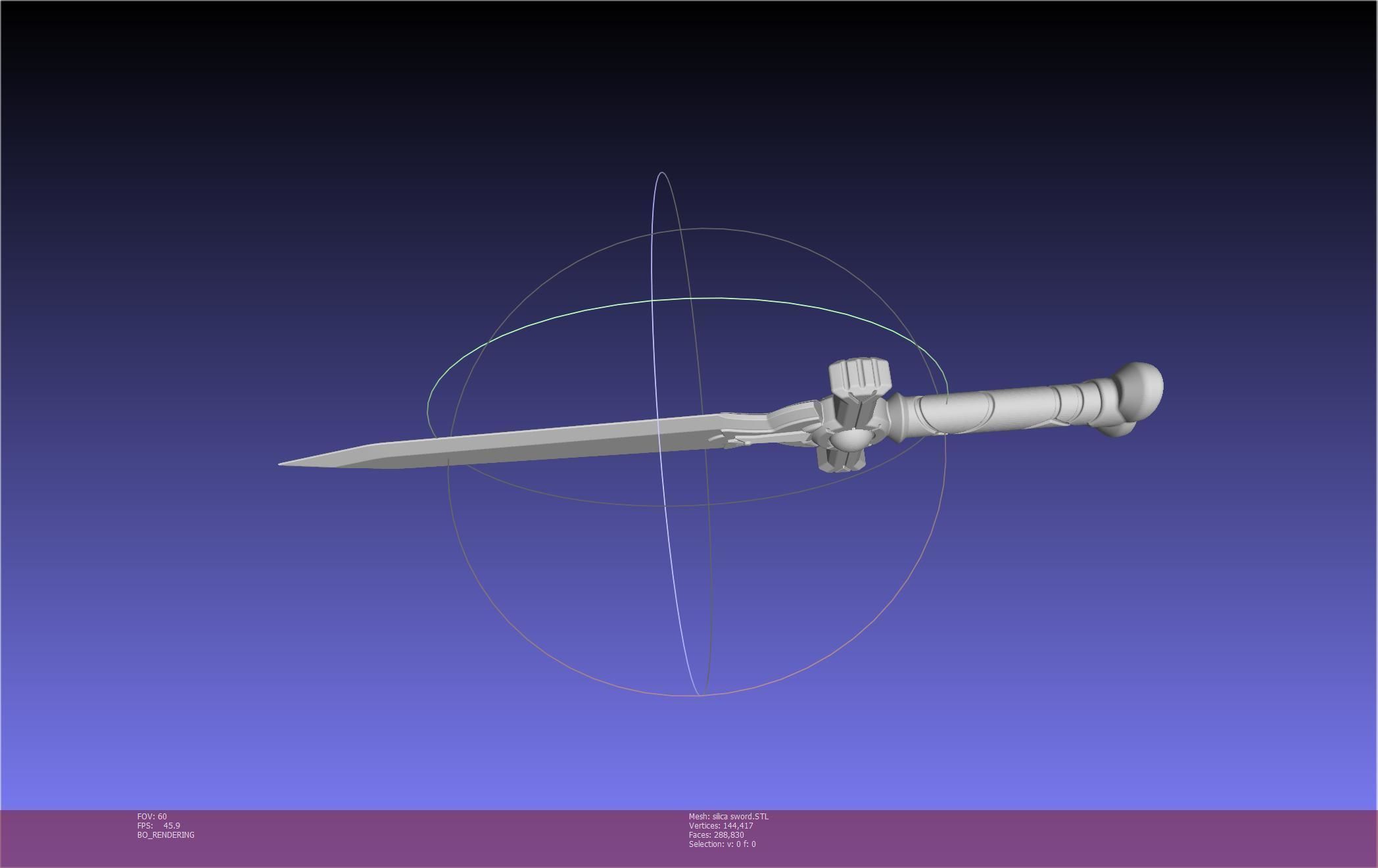 Sword Art Online Silica Sword Printable Assembly 3D print model_17