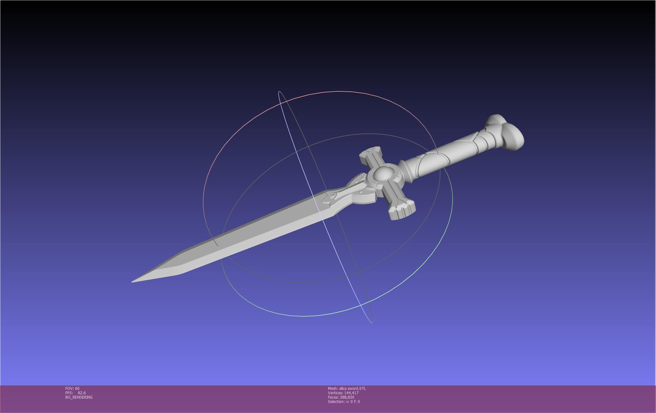 Sword Art Online Silica Sword Printable Assembly 3D print model_121