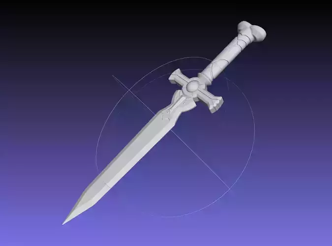 Sword Art Online Silica Sword Printable Assembly 3D print model