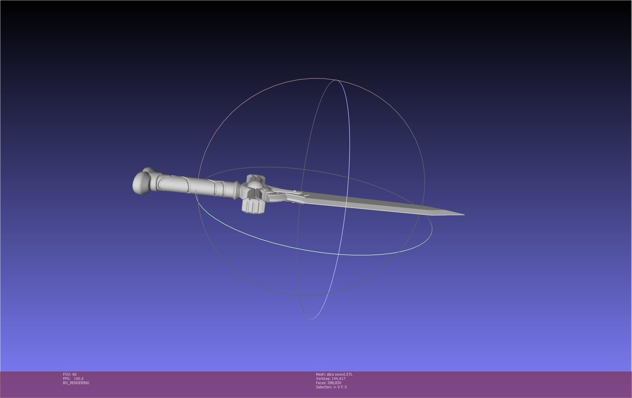 Sword Art Online Silica Sword Printable Assembly 3D print model_47