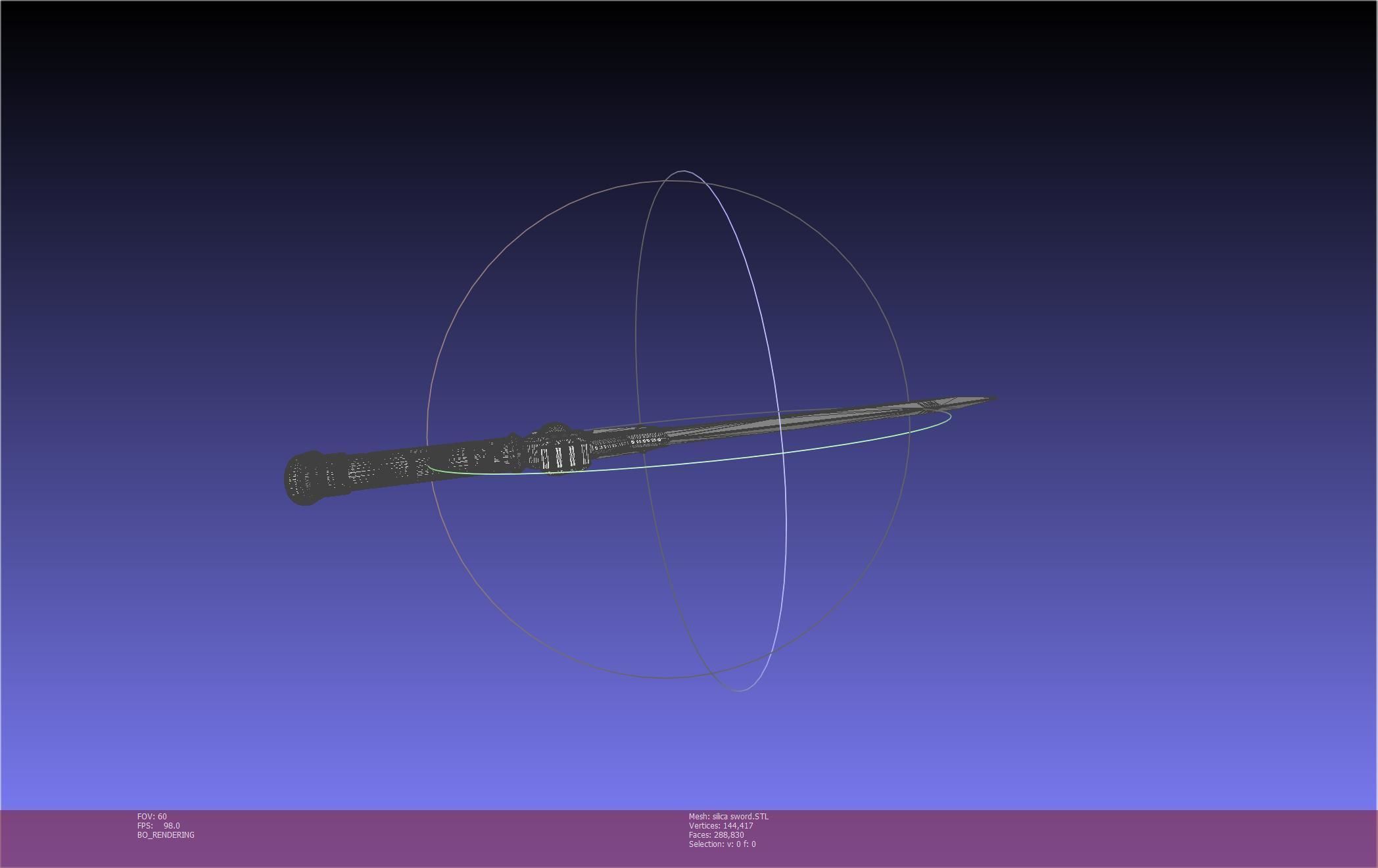 Sword Art Online Silica Sword Printable Assembly 3D print model_71