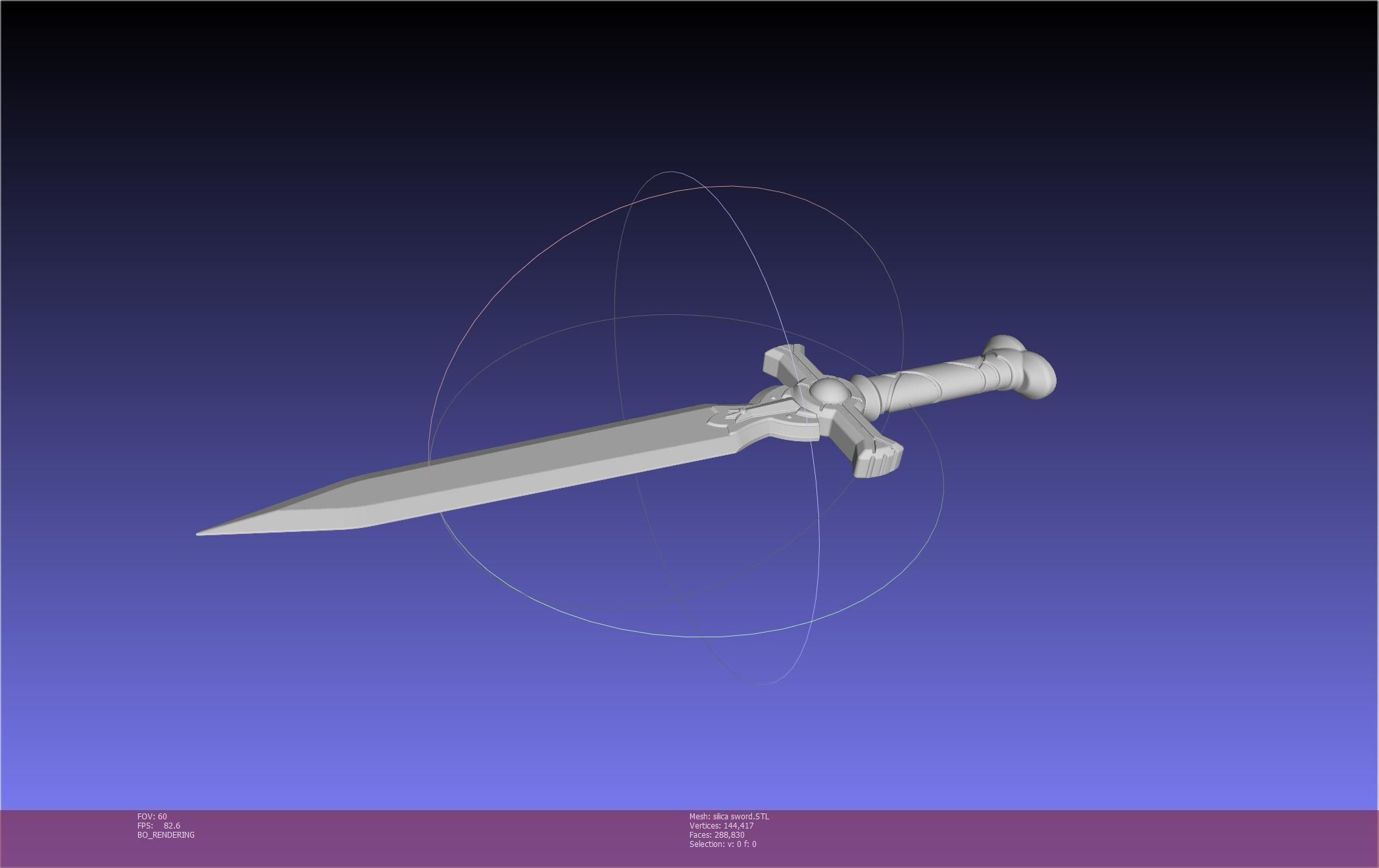 Sword Art Online Silica Sword Printable Assembly 3D print model_96