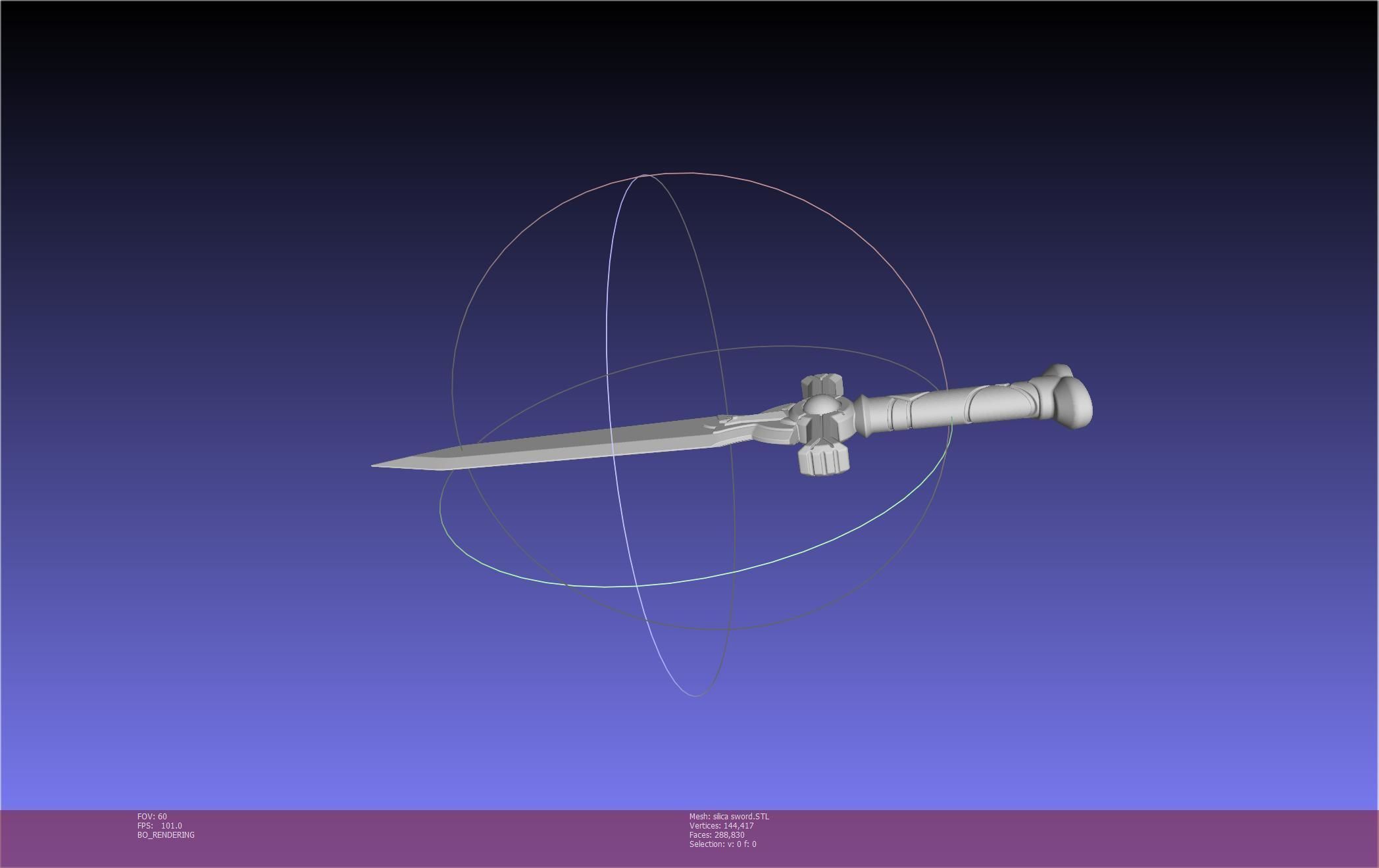 Sword Art Online Silica Sword Printable Assembly 3D print model_91