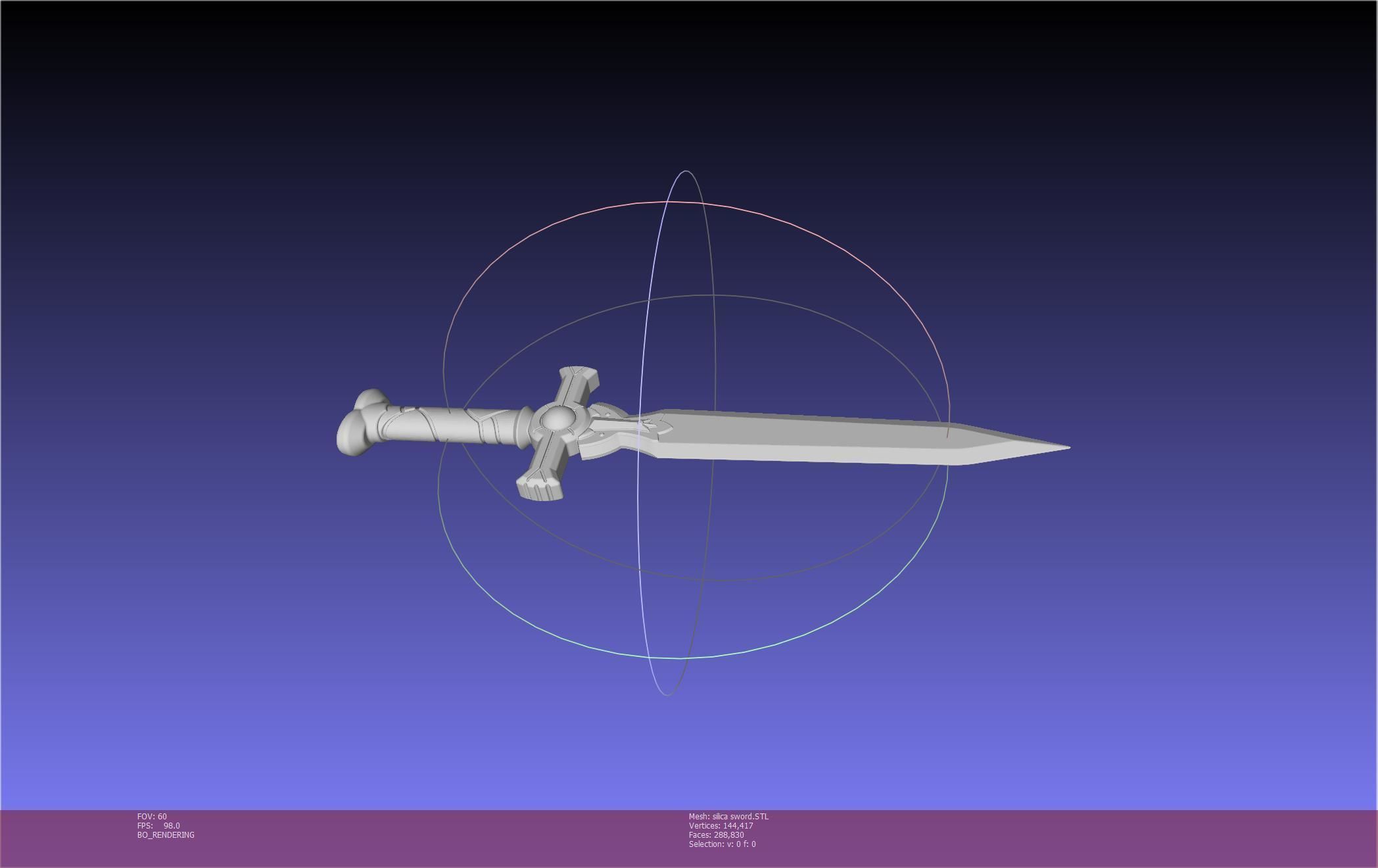 Sword Art Online Silica Sword Printable Assembly 3D print model_63