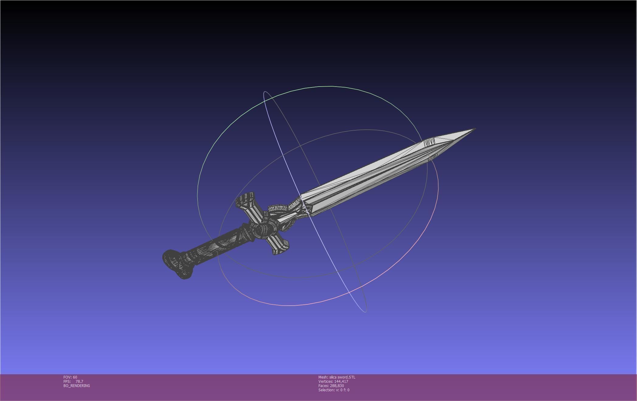 Sword Art Online Silica Sword Printable Assembly 3D print model_74