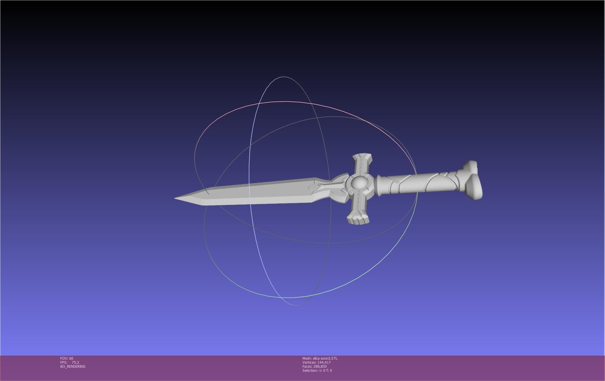 Sword Art Online Silica Sword Printable Assembly 3D print model_42