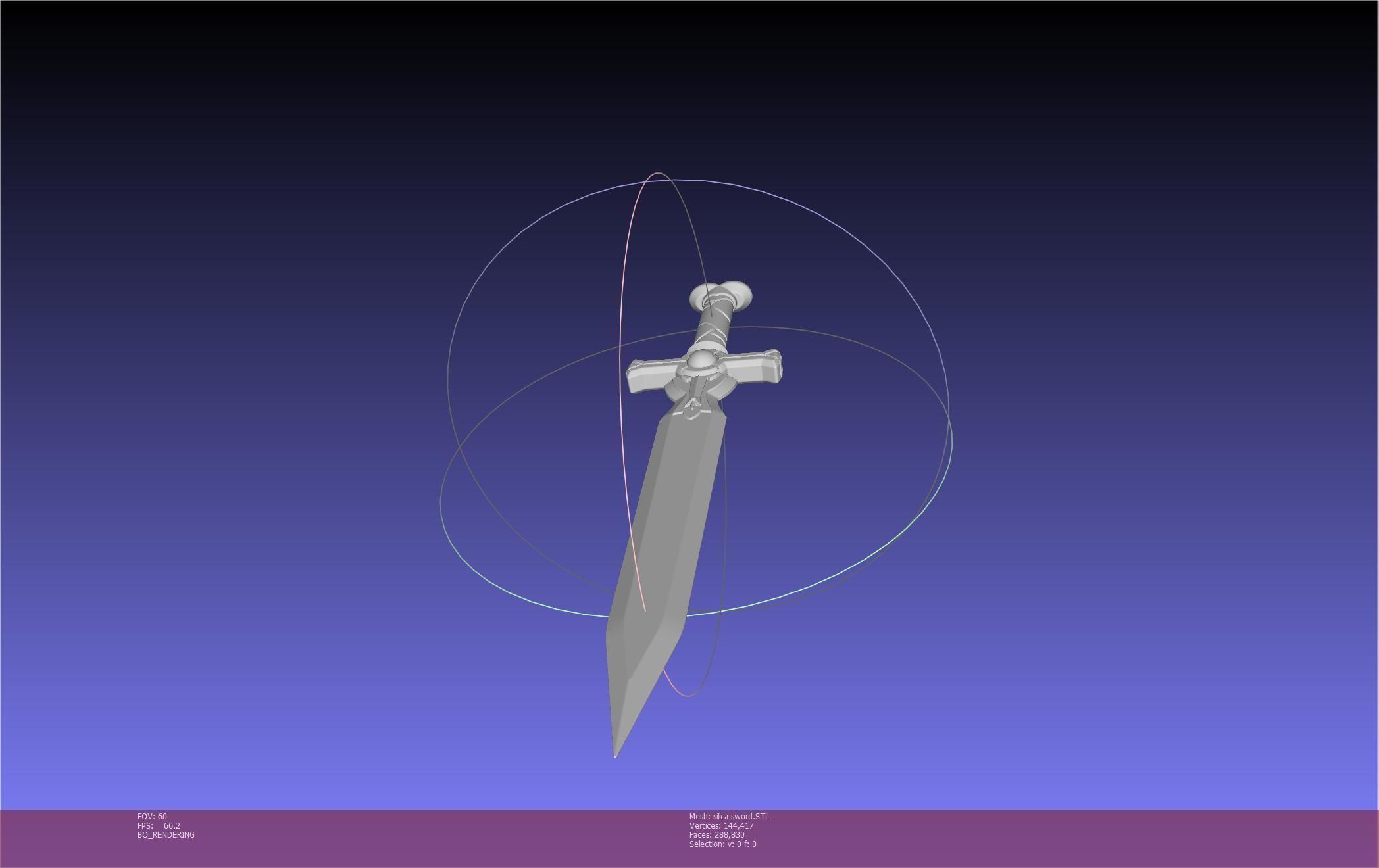 Sword Art Online Silica Sword Printable Assembly 3D print model_43