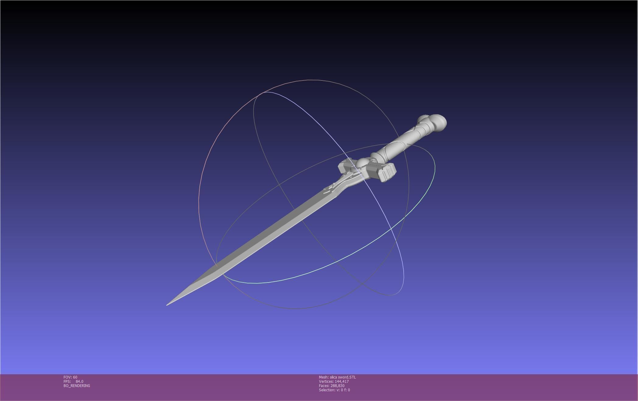 Sword Art Online Silica Sword Printable Assembly 3D print model_54