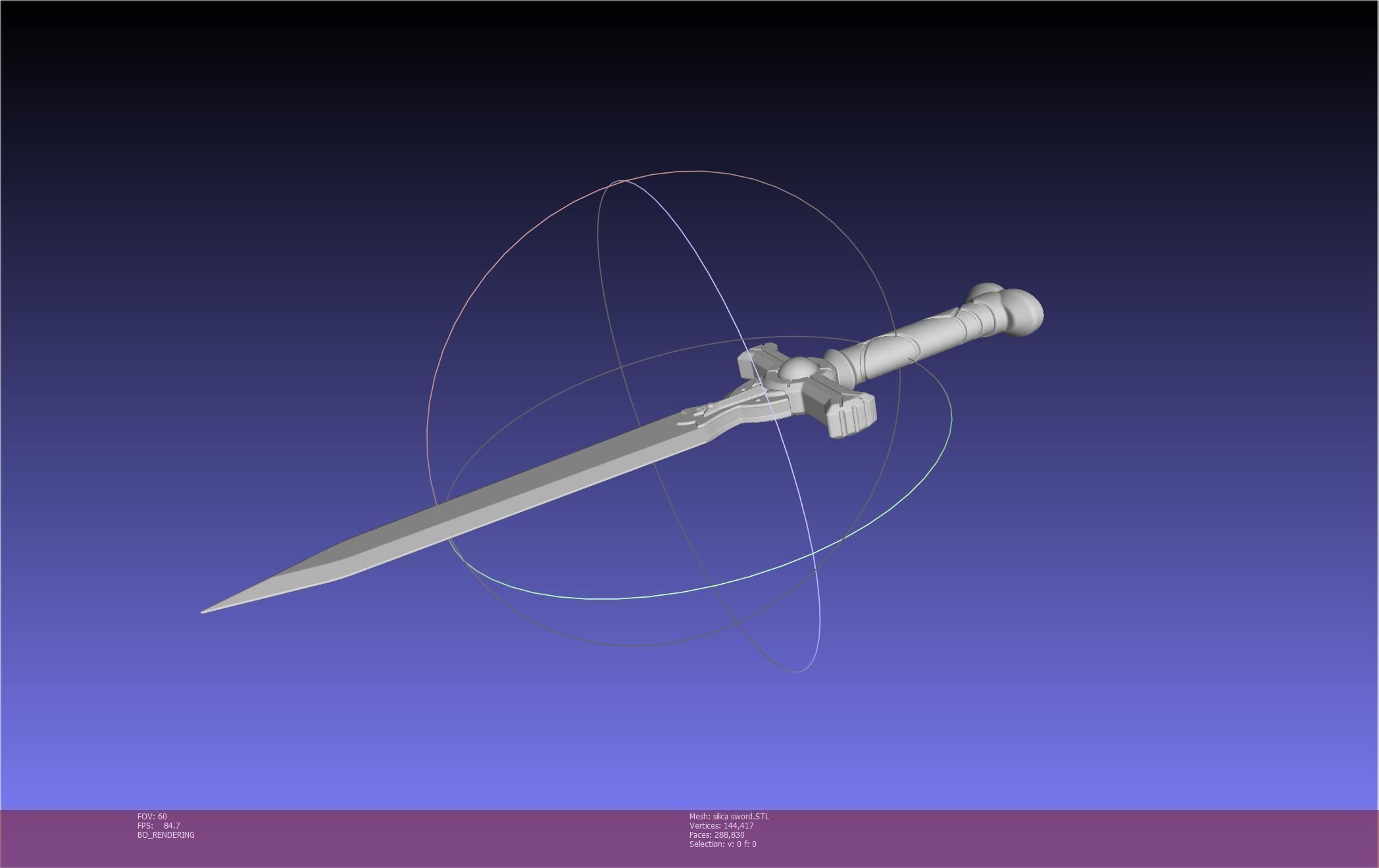 Sword Art Online Silica Sword Printable Assembly 3D print model_115