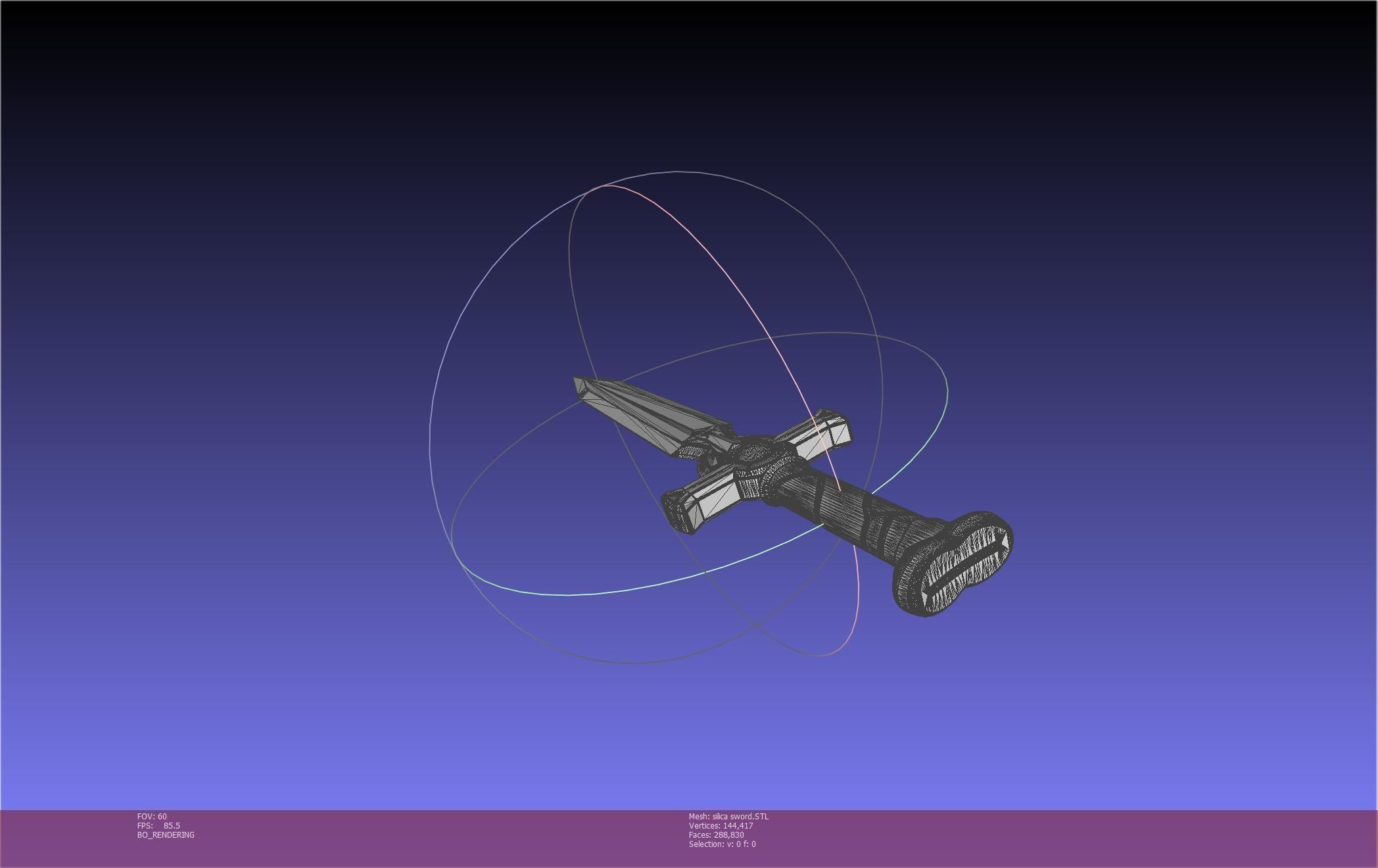 Sword Art Online Silica Sword Printable Assembly 3D print model_78