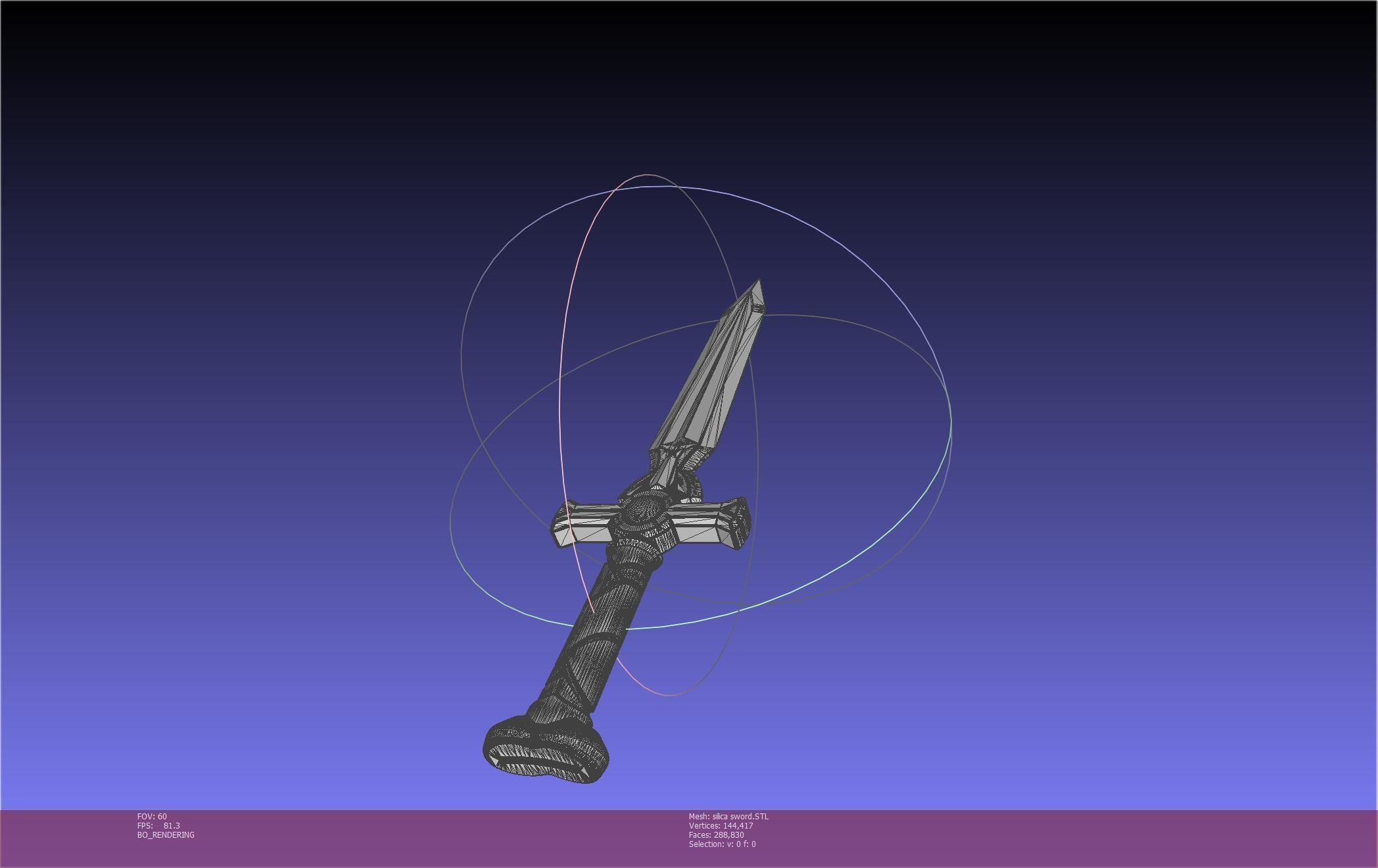 Sword Art Online Silica Sword Printable Assembly 3D print model_81