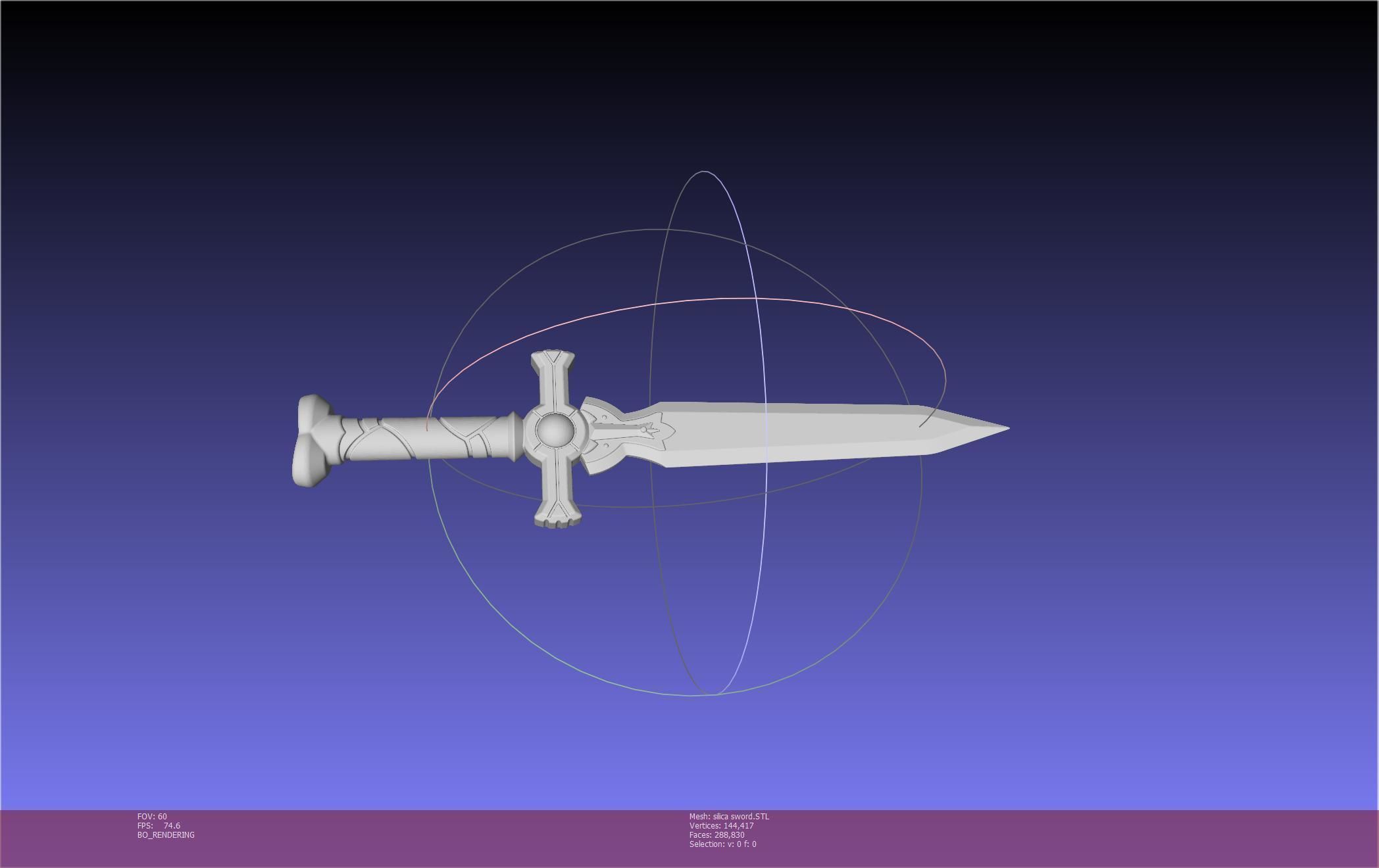 Sword Art Online Silica Sword Printable Assembly 3D print model_51