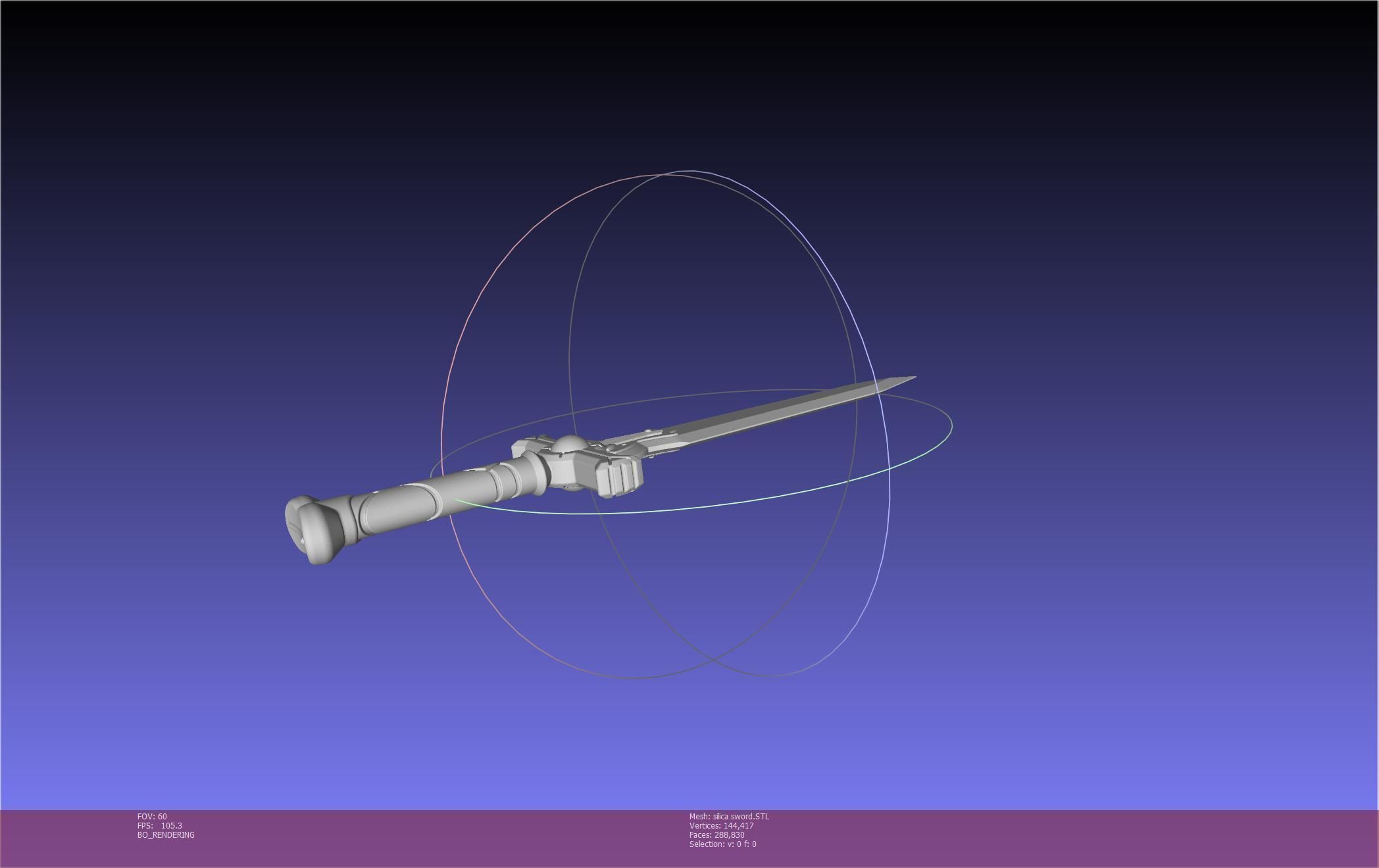 Sword Art Online Silica Sword Printable Assembly 3D print model_61