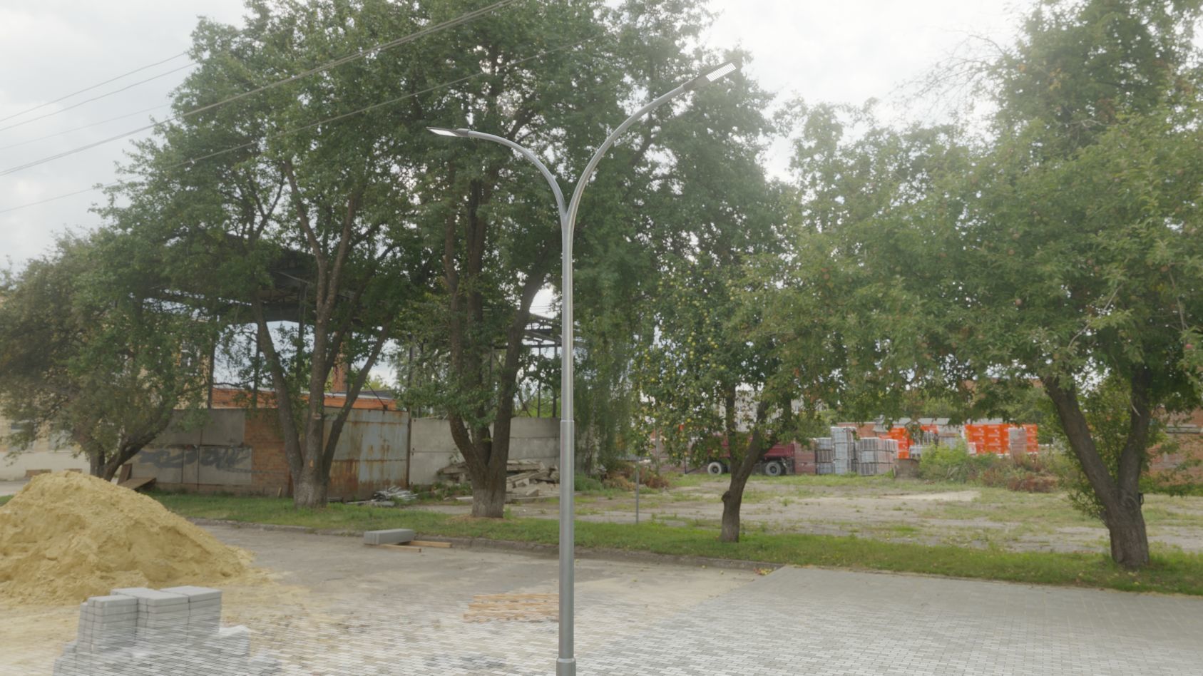 Street Light 12 version 10 6m with pole 4 Low-poly 3D model_62