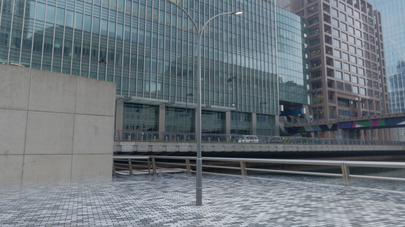 Street Light 12 version 10 6m with pole 4 Low-poly 3D model_24