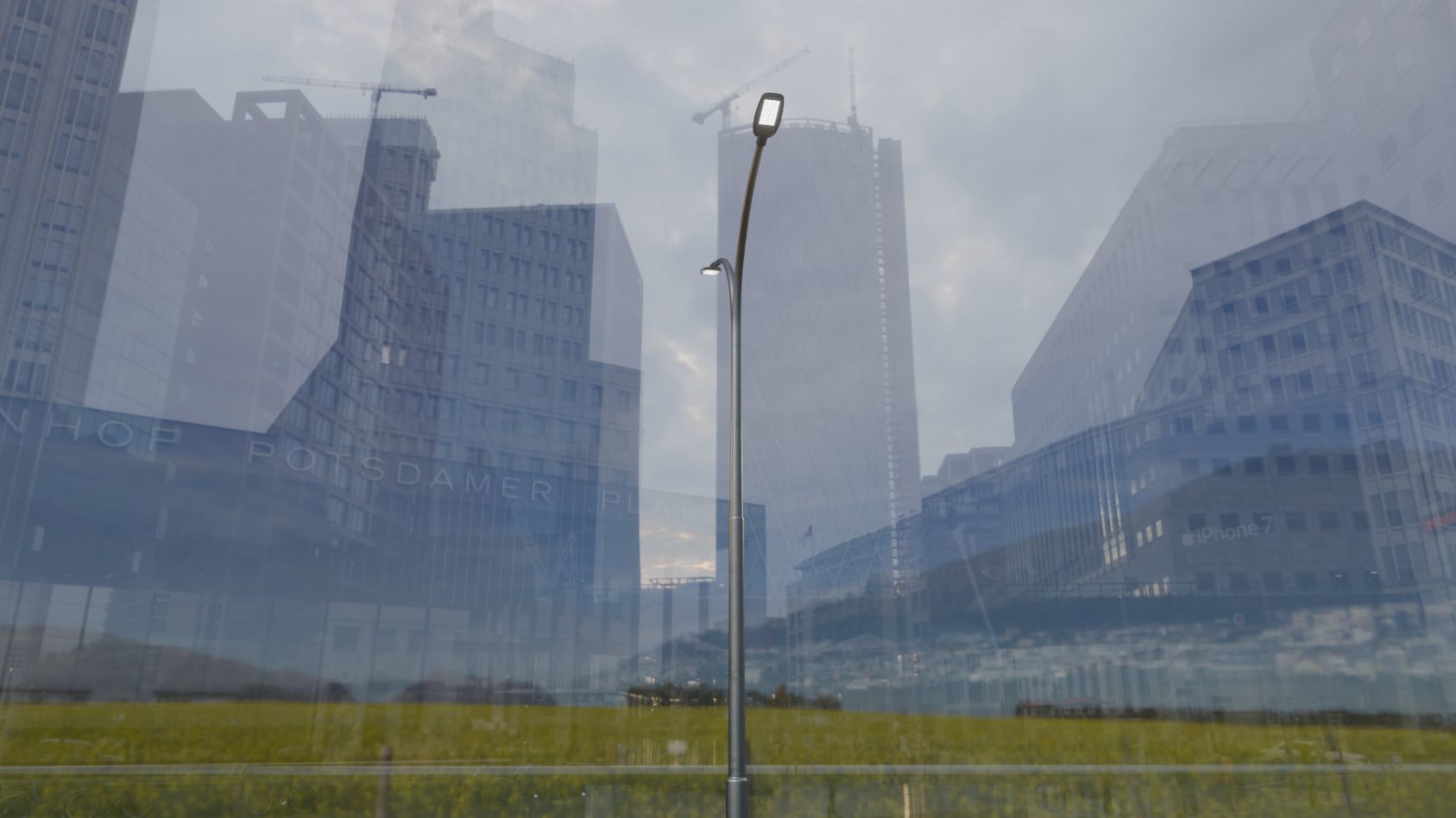 Street Light 12 version 10 6m with pole 4 Low-poly 3D model_50